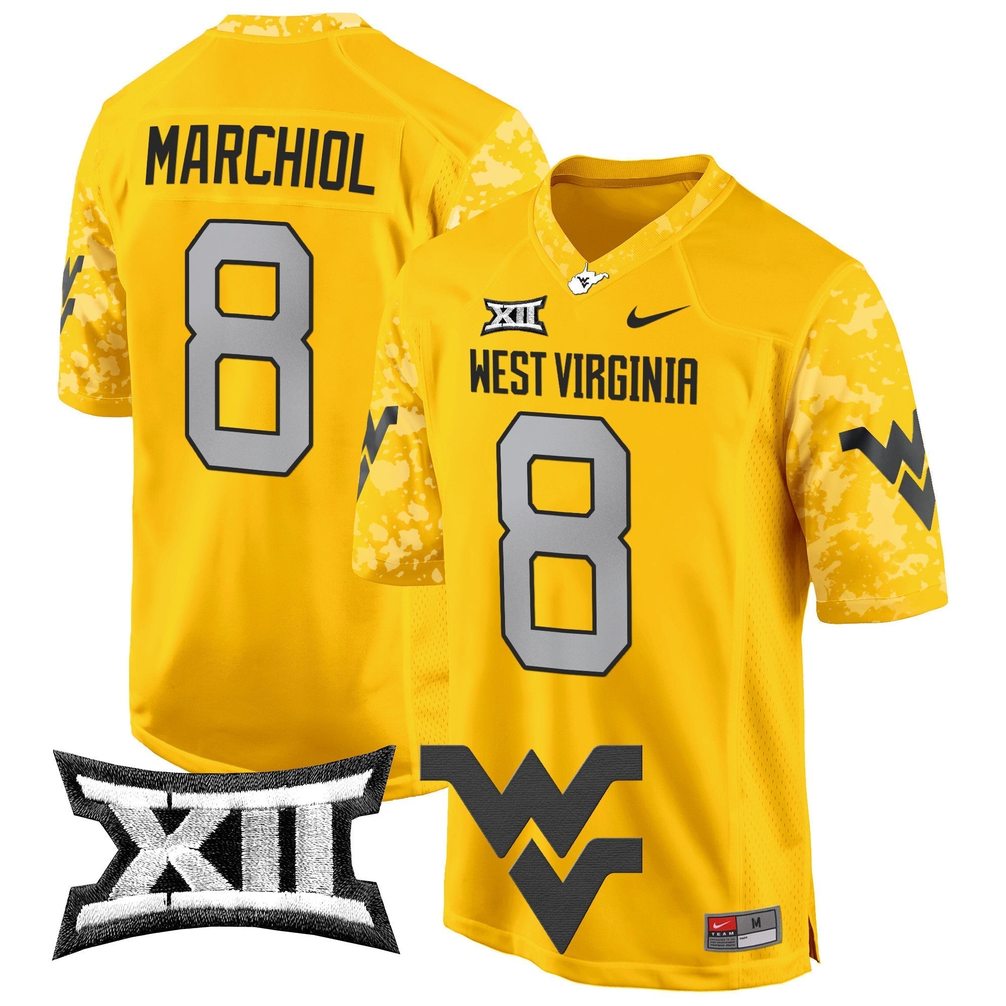 Men West Virginia Mountaineers 2024 Game Jersey - All Stitched
