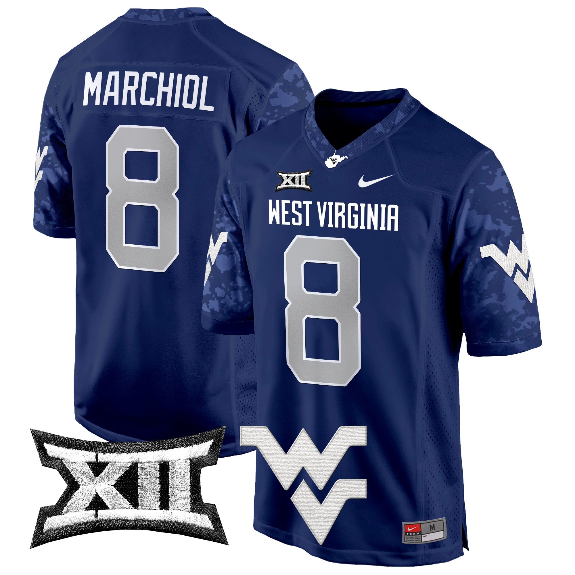 Men West Virginia Mountaineers 2024 Game Jersey - All Stitched