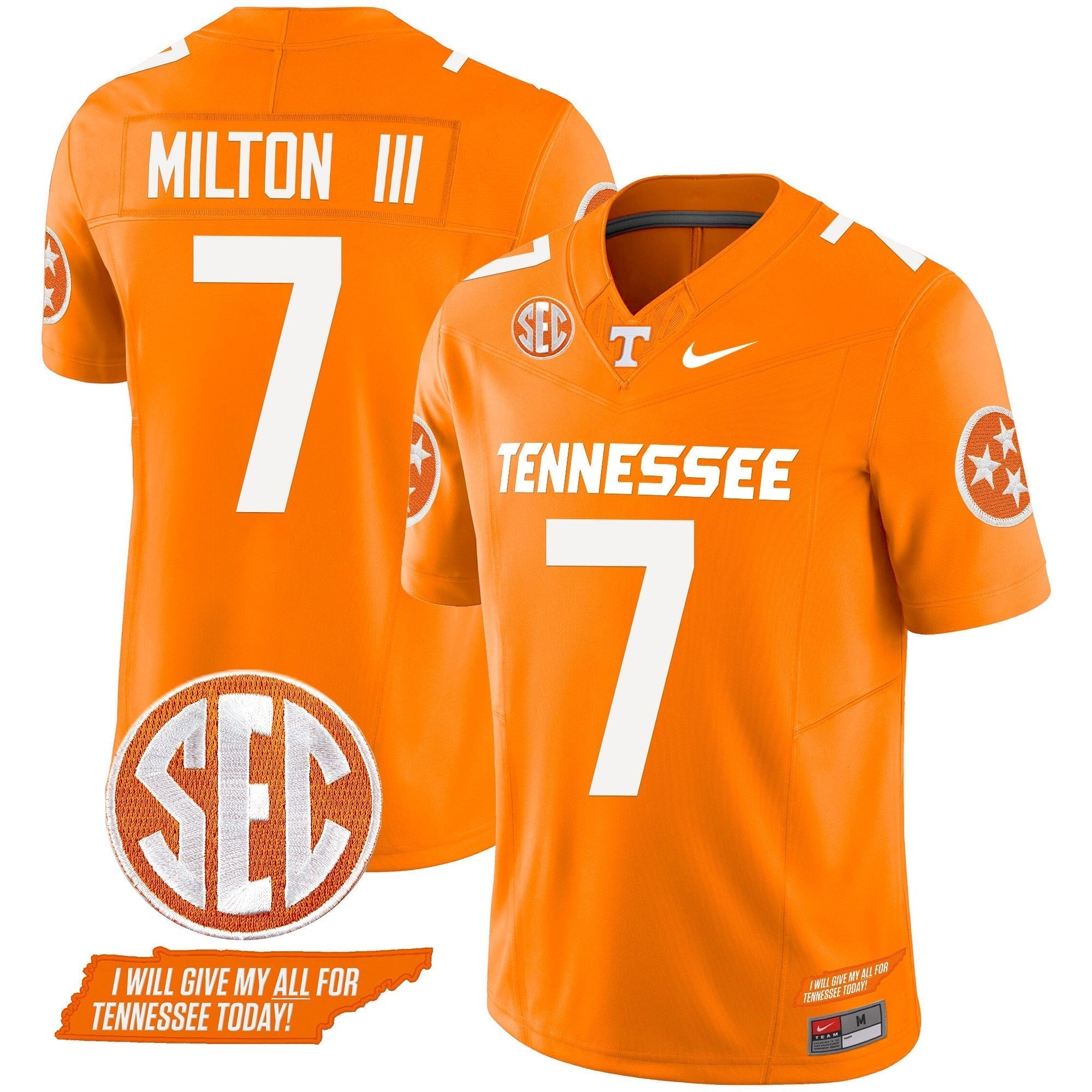 Men Tennessee Volunteers 2024 Vapor Limited Jersey V3 - All Stitched