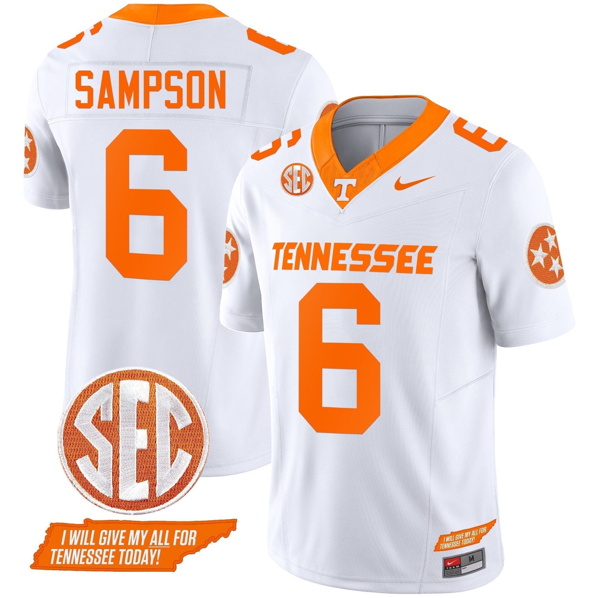 Men Tennessee Volunteers 2024 Vapor Limited Jersey V3 - All Stitched