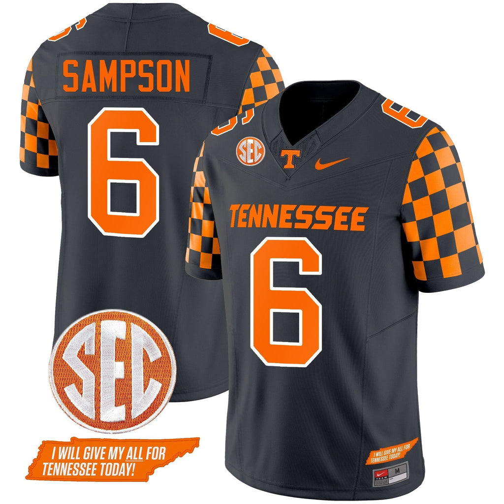 Men Tennessee Volunteers 2024 Checkerboard Vapor Limited Jersey V2 - All Stitched