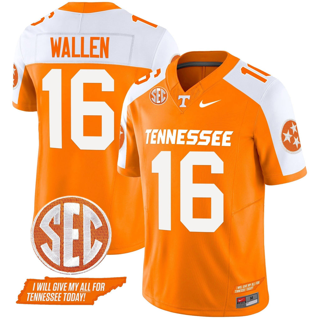 Men Tennessee Volunteers 2024 Checkerboard Vapor Limited Jersey V2 - All Stitched