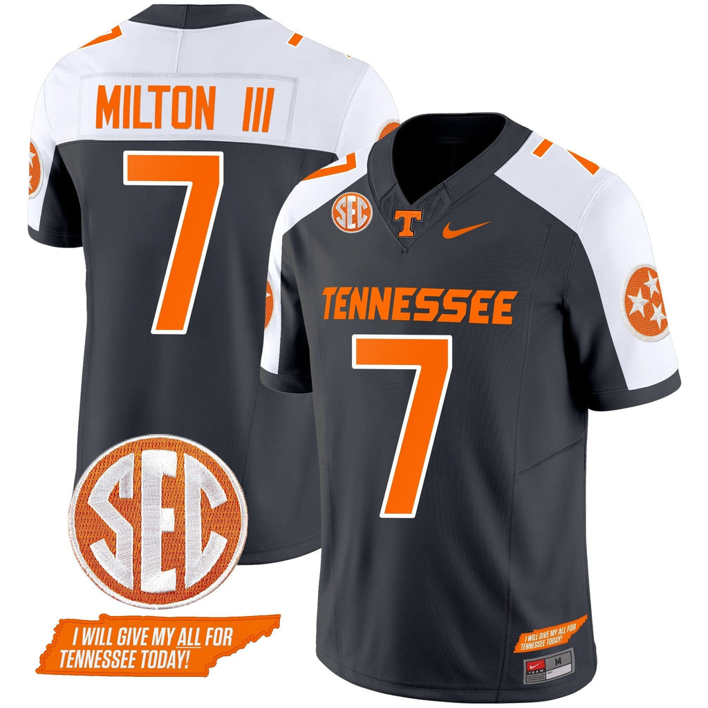 Men Tennessee Volunteers 2024 Checkerboard Vapor Limited Jersey V2 - All Stitched