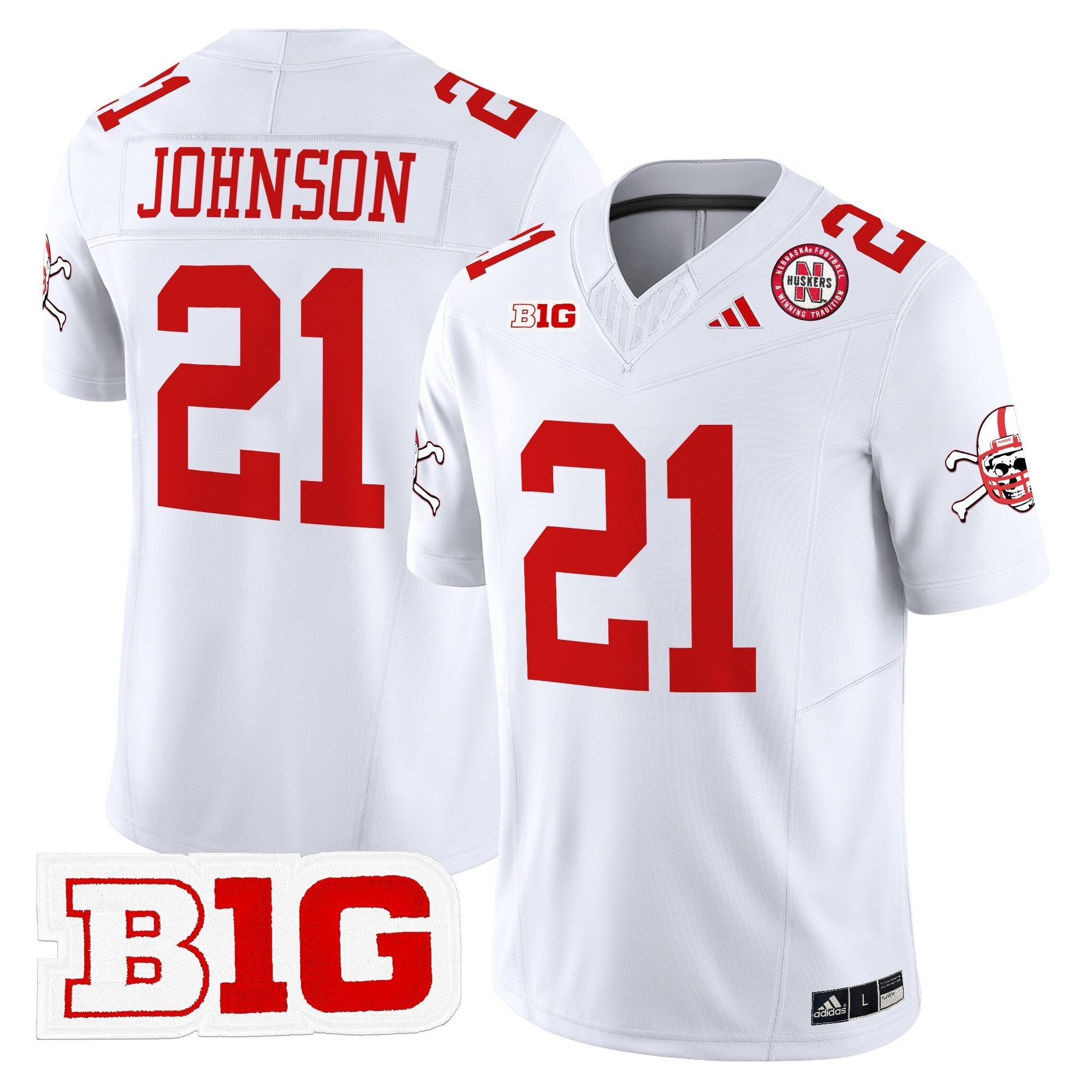 Men Nebraska Cornhuskers 2024 Vapor Limited Jersey V2 - All Stitched