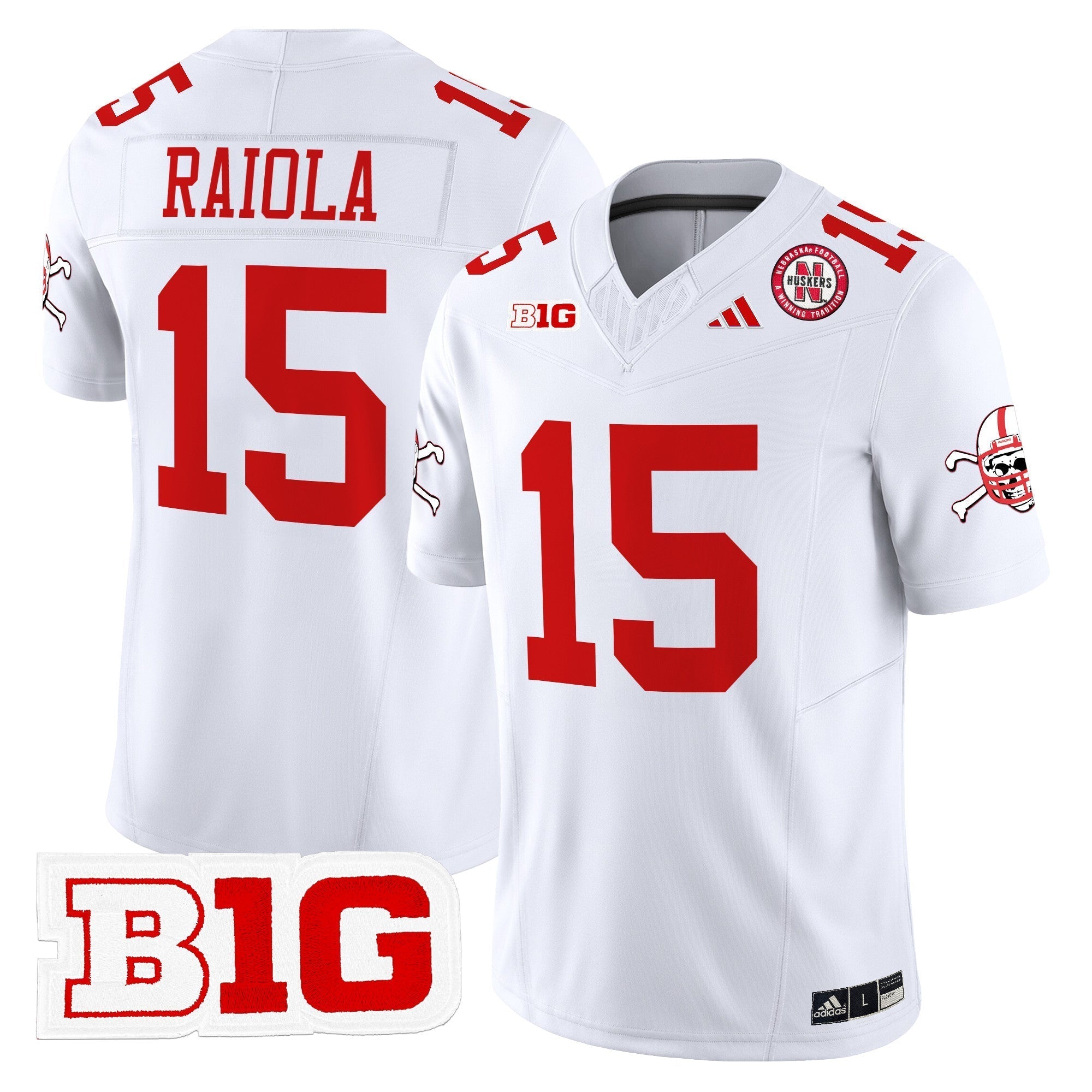 Men Nebraska Cornhuskers 2024 Vapor Limited Jersey V2 - All Stitched