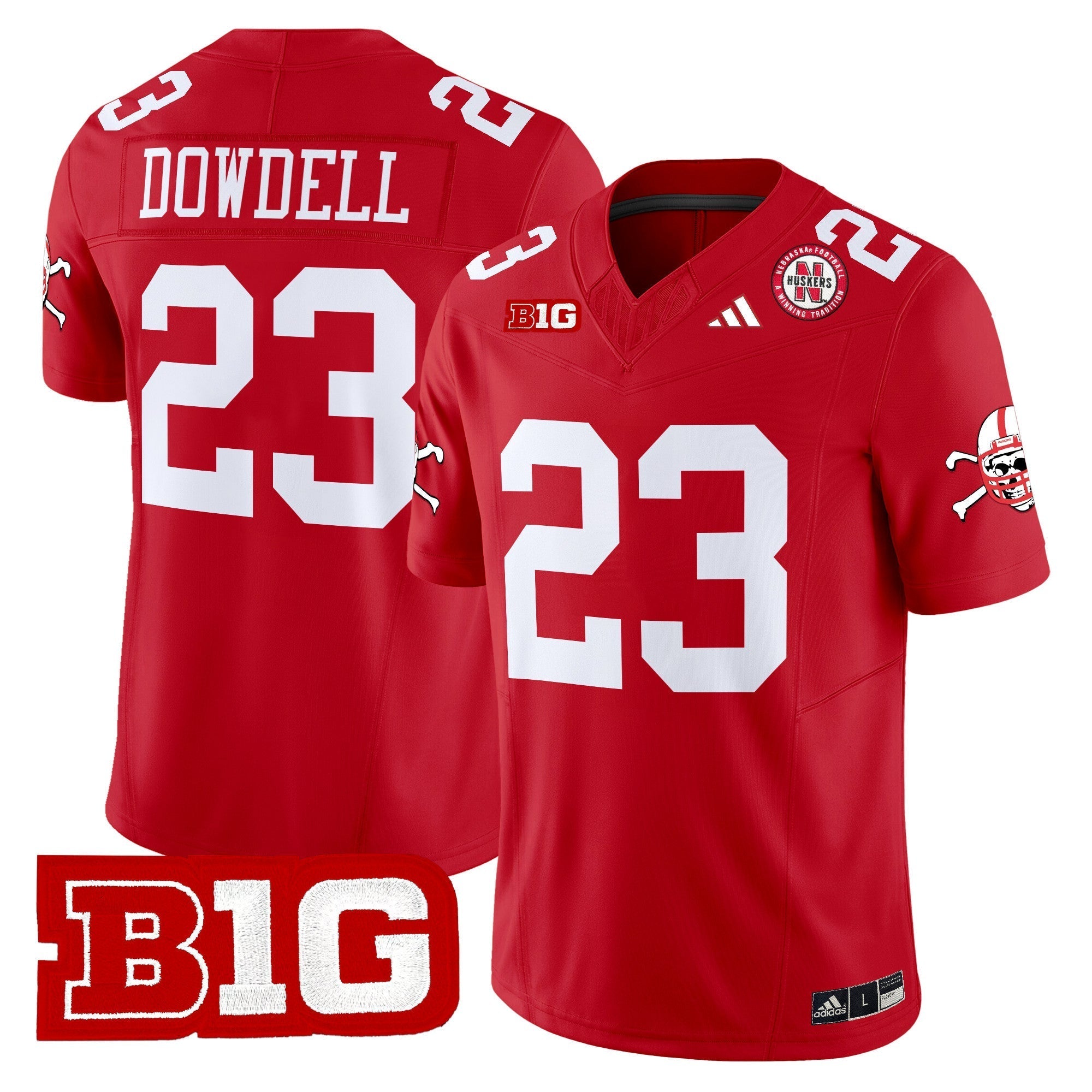 Men Nebraska Cornhuskers 2024 Vapor Limited Jersey V2 - All Stitched