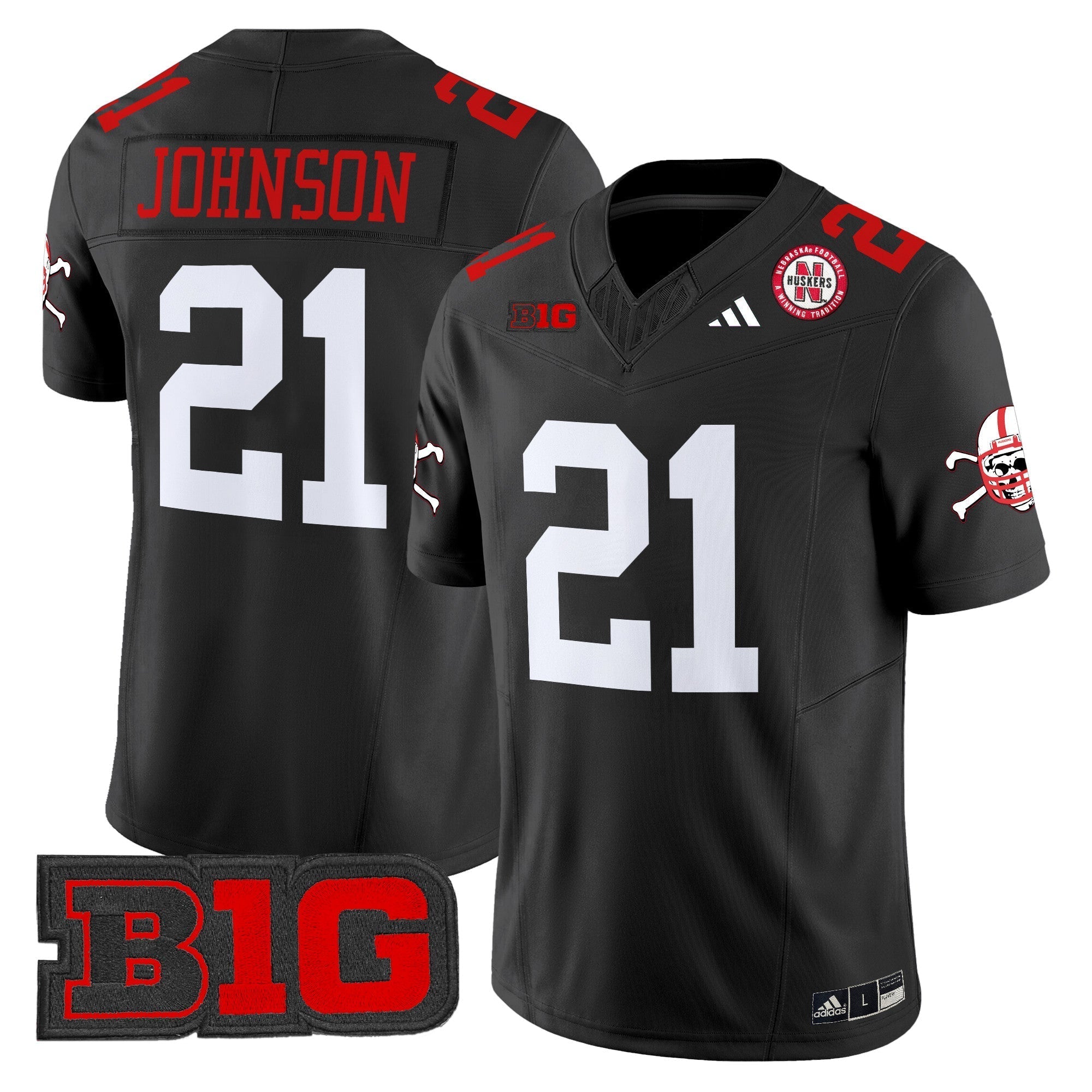 Men Nebraska Cornhuskers 2024 Vapor Limited Jersey V2 - All Stitched