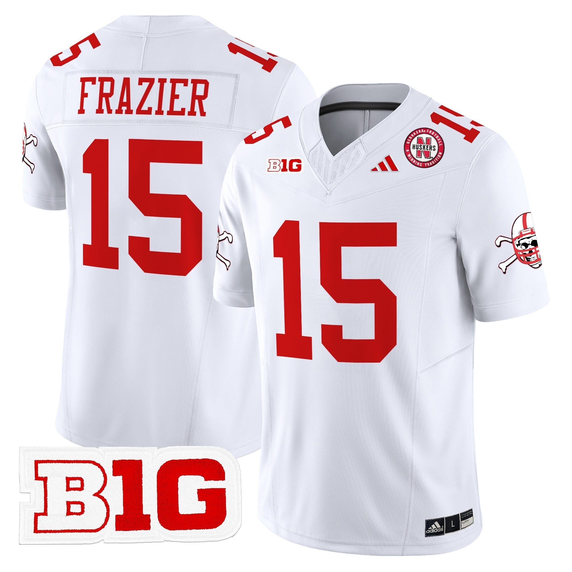 Men Nebraska Cornhuskers 2024 Vapor Limited Jersey V2 - All Stitched