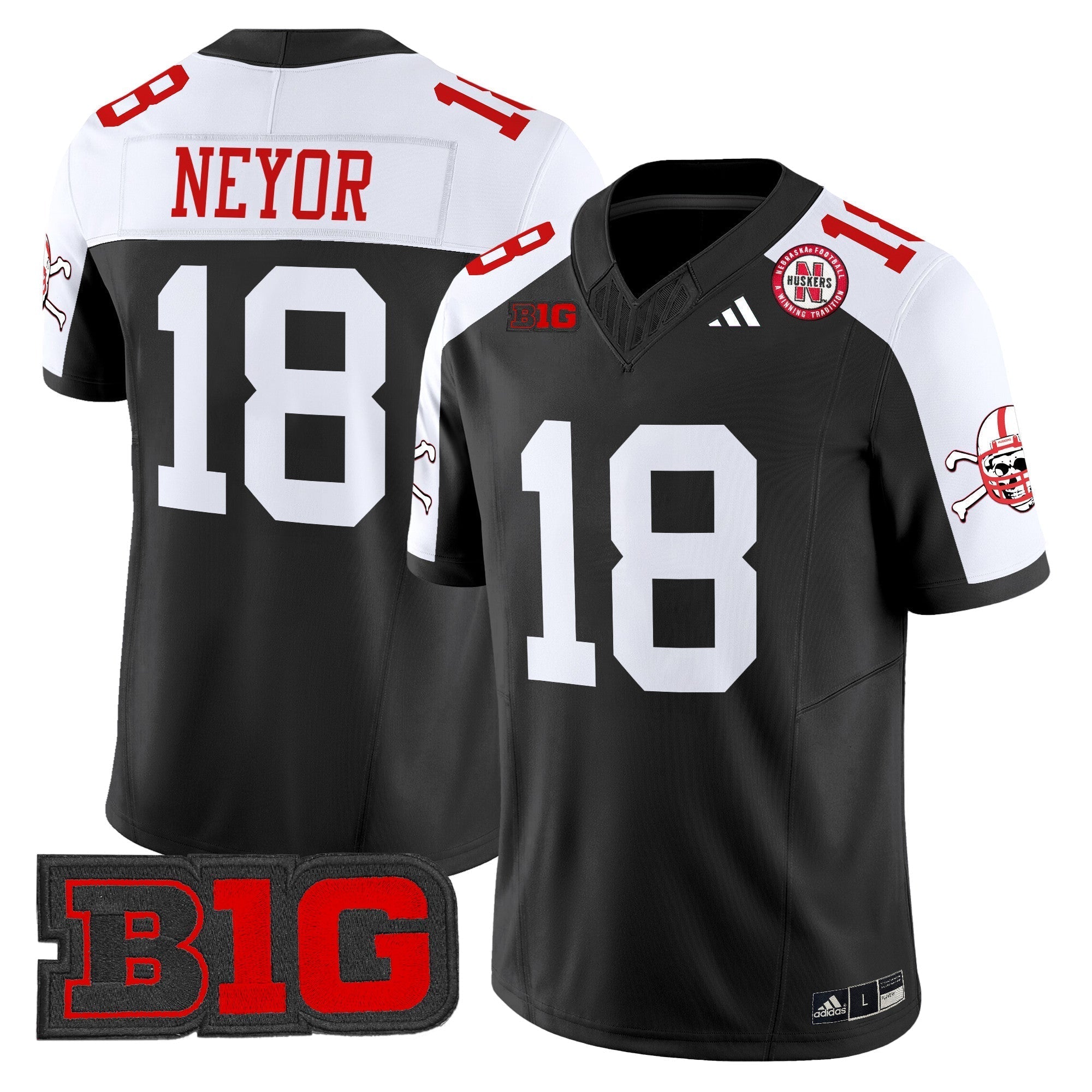 Men Nebraska Cornhuskers 2024 Vapor Limited Jersey V2 - All Stitched