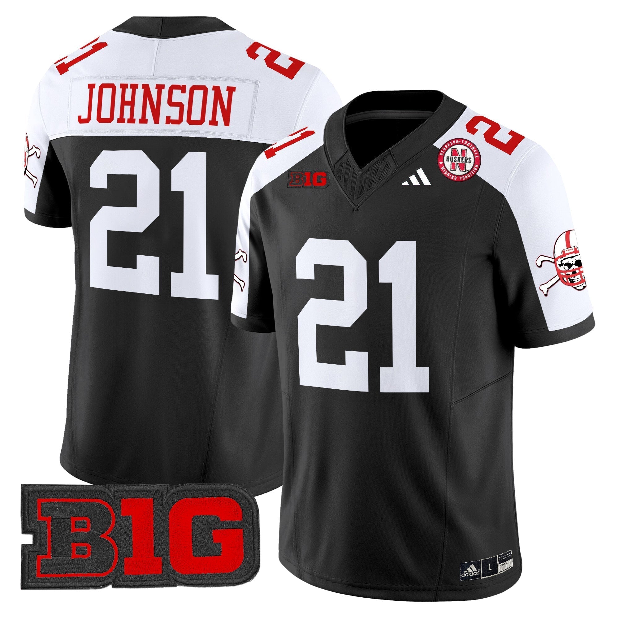 Men Nebraska Cornhuskers 2024 Vapor Limited Jersey V2 - All Stitched
