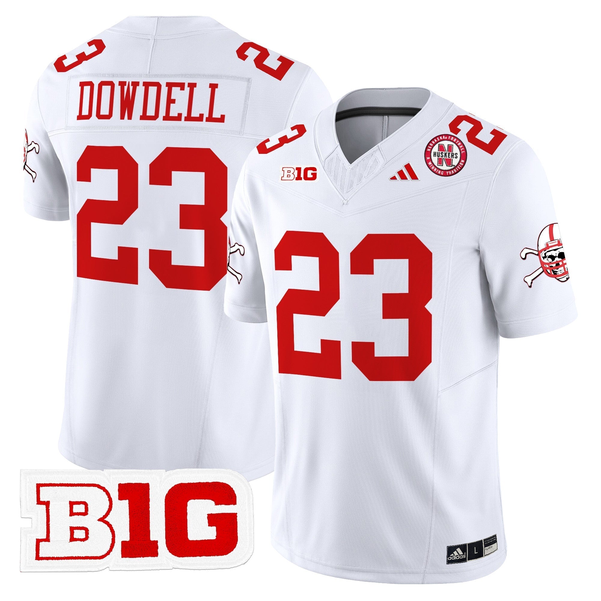 Men Nebraska Cornhuskers 2024 Vapor Limited Jersey V2 - All Stitched