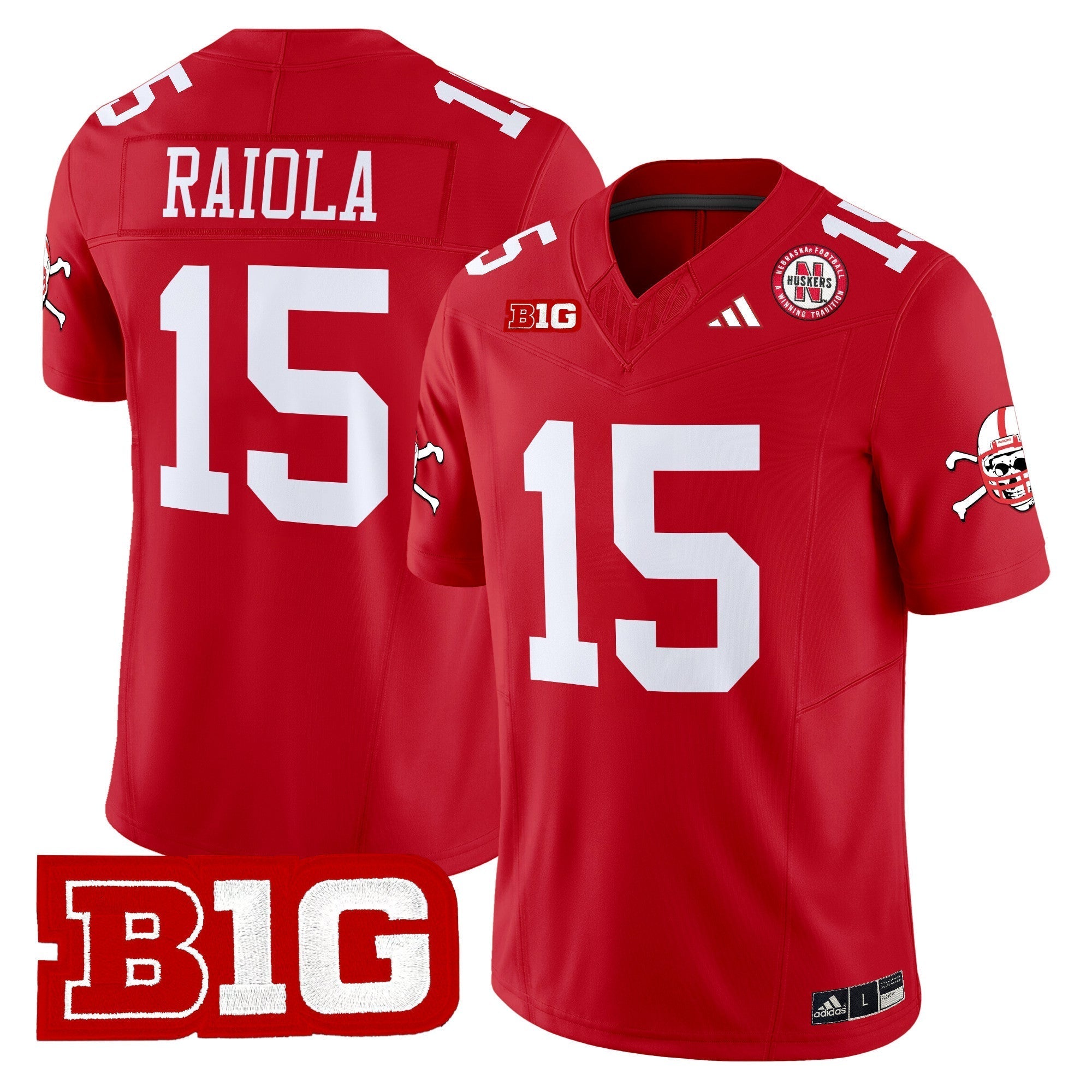 Men Nebraska Cornhuskers 2024 Vapor Limited Jersey V2 - All Stitched