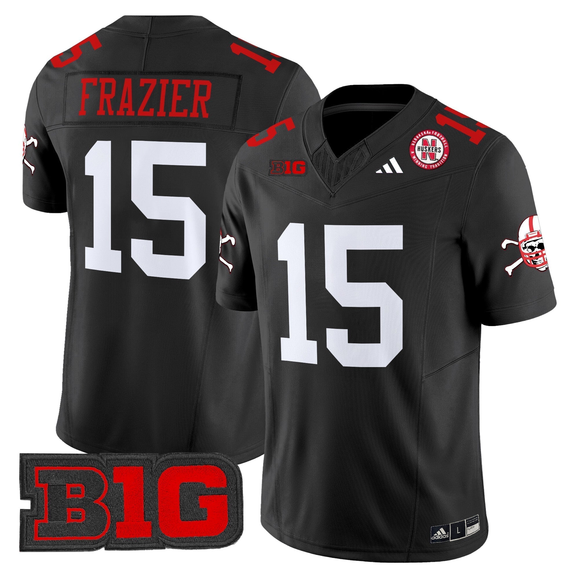 Men Nebraska Cornhuskers 2024 Vapor Limited Jersey V2 - All Stitched