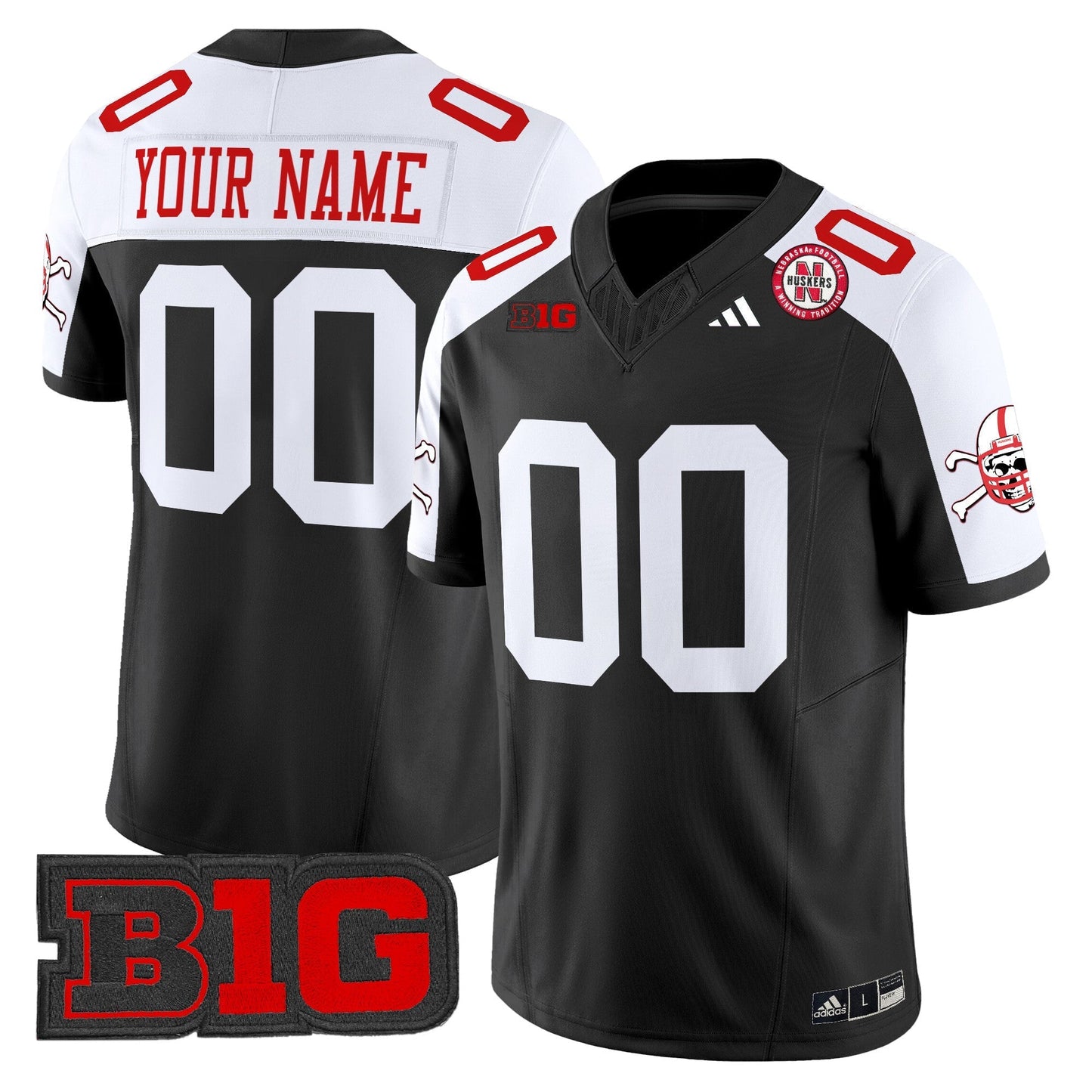 Custom Nebraska Cornhuskers 2024 Vapor Limited Jersey V2 - All Stitched