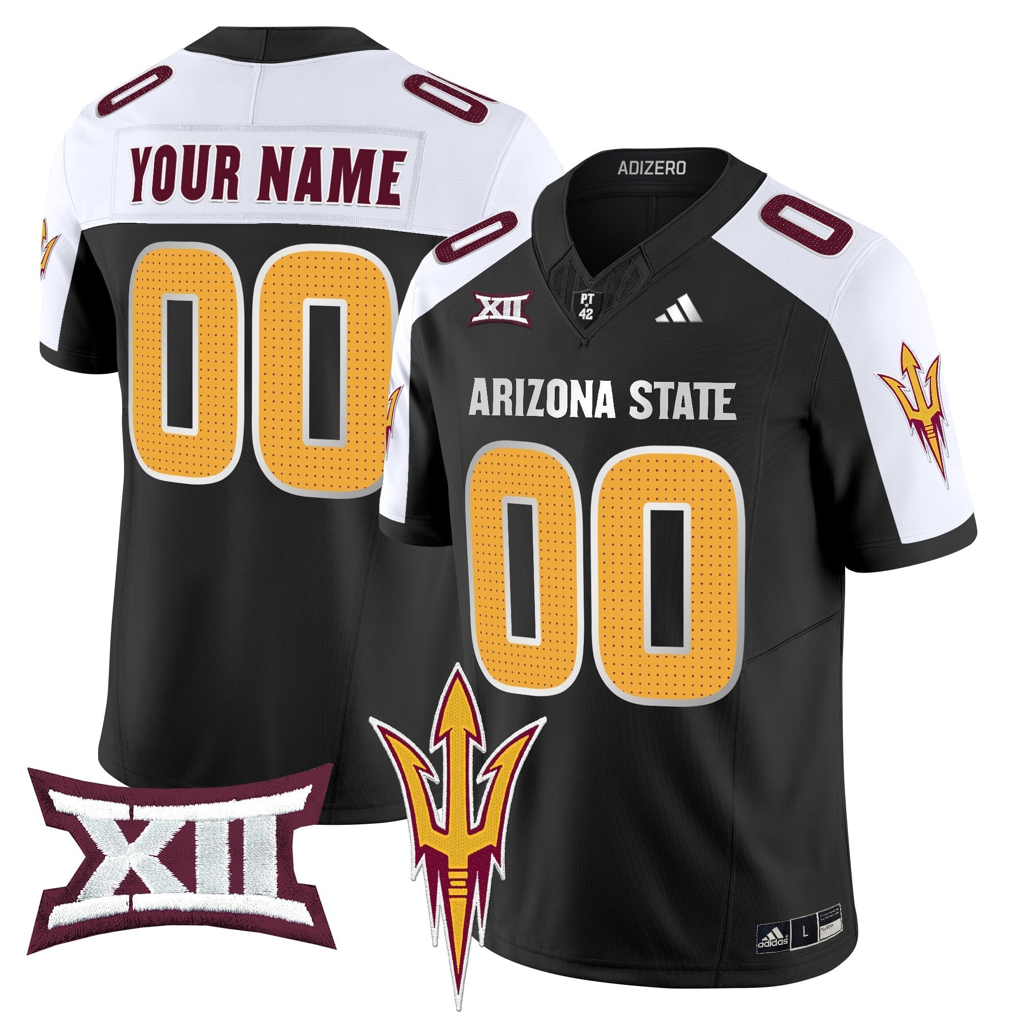 Custom Arizona State Sun Devils 2024 Vapor Limited Jersey V2 - All Stitched