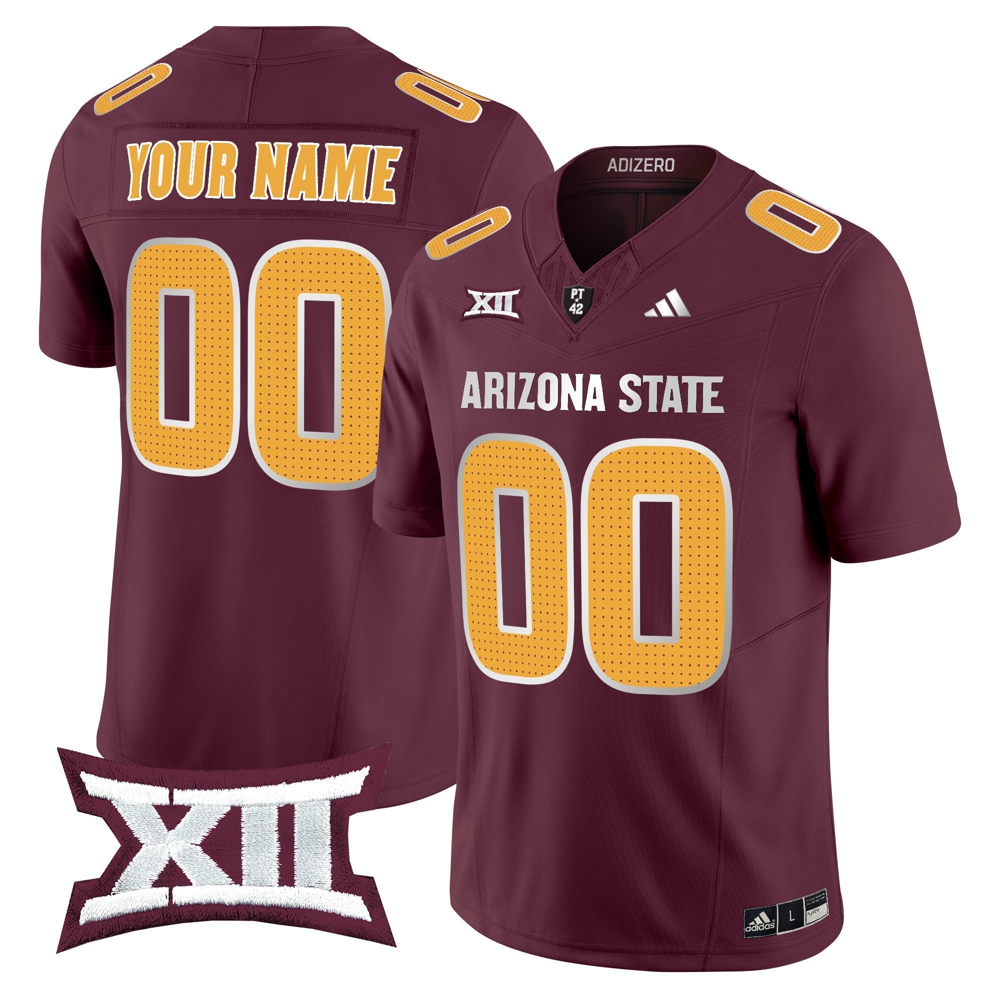 Custom Arizona State Sun Devils 2024 Vapor Limited Jersey V2 - All Stitched