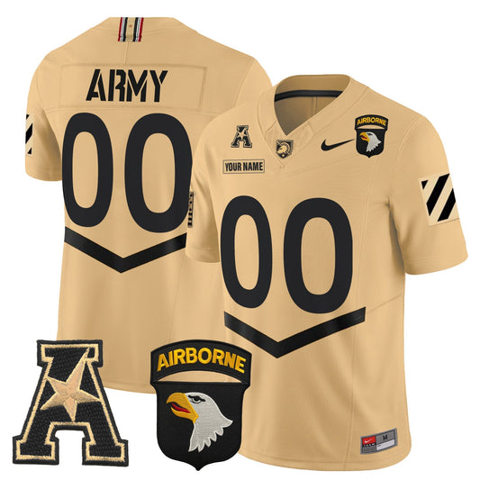 Custom Army Black Knights 101st Airborne Division Patch 2024 Vapor Limited Jersey V3 - All Stitched