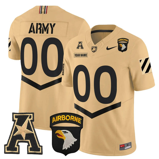 Army Black Knights 101st Airborne Division Patch 2024 Vapor Limited Custom Jersey V3