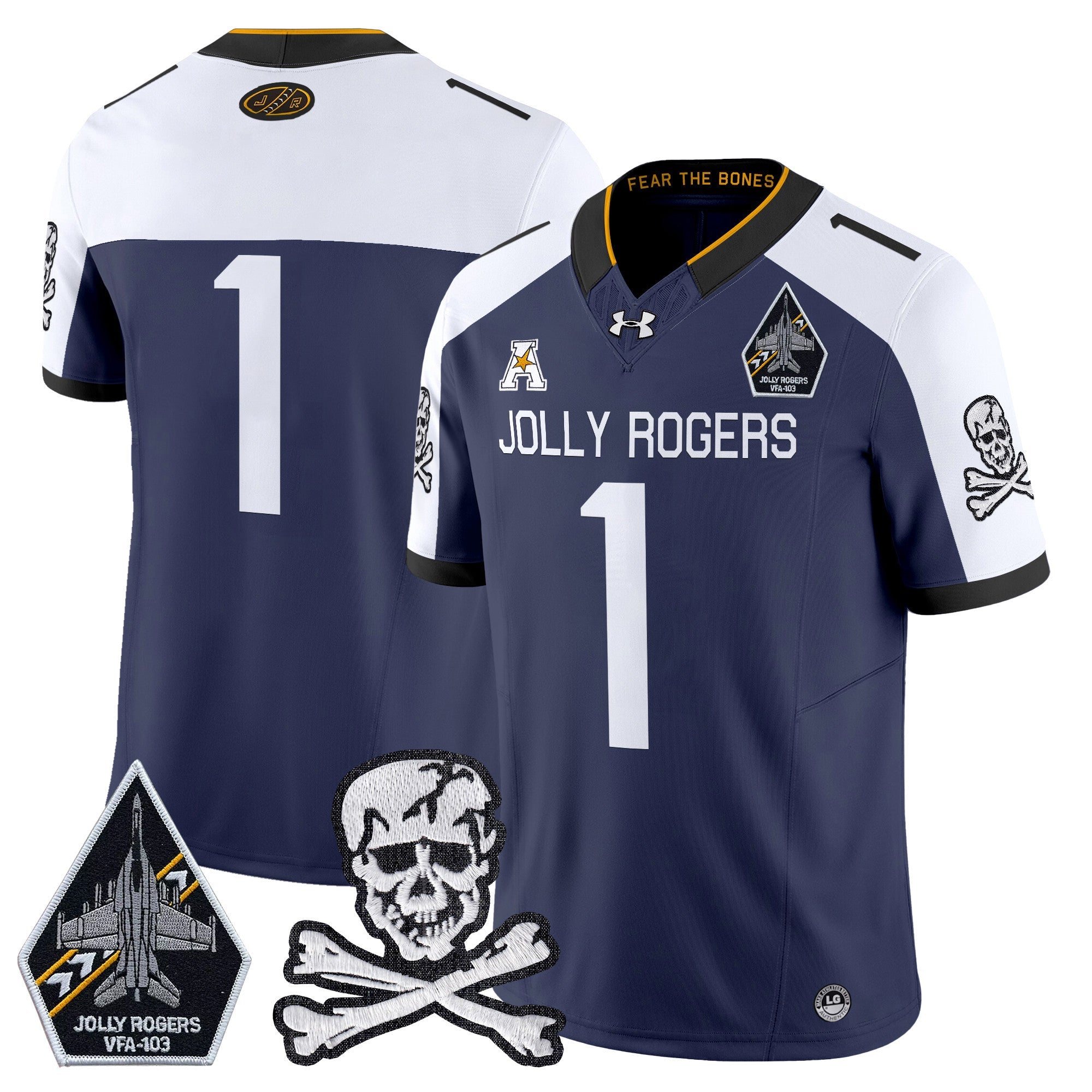 Men Navy Midshipmen 2024 Vapor Limited Jersey V5 - All Stitched