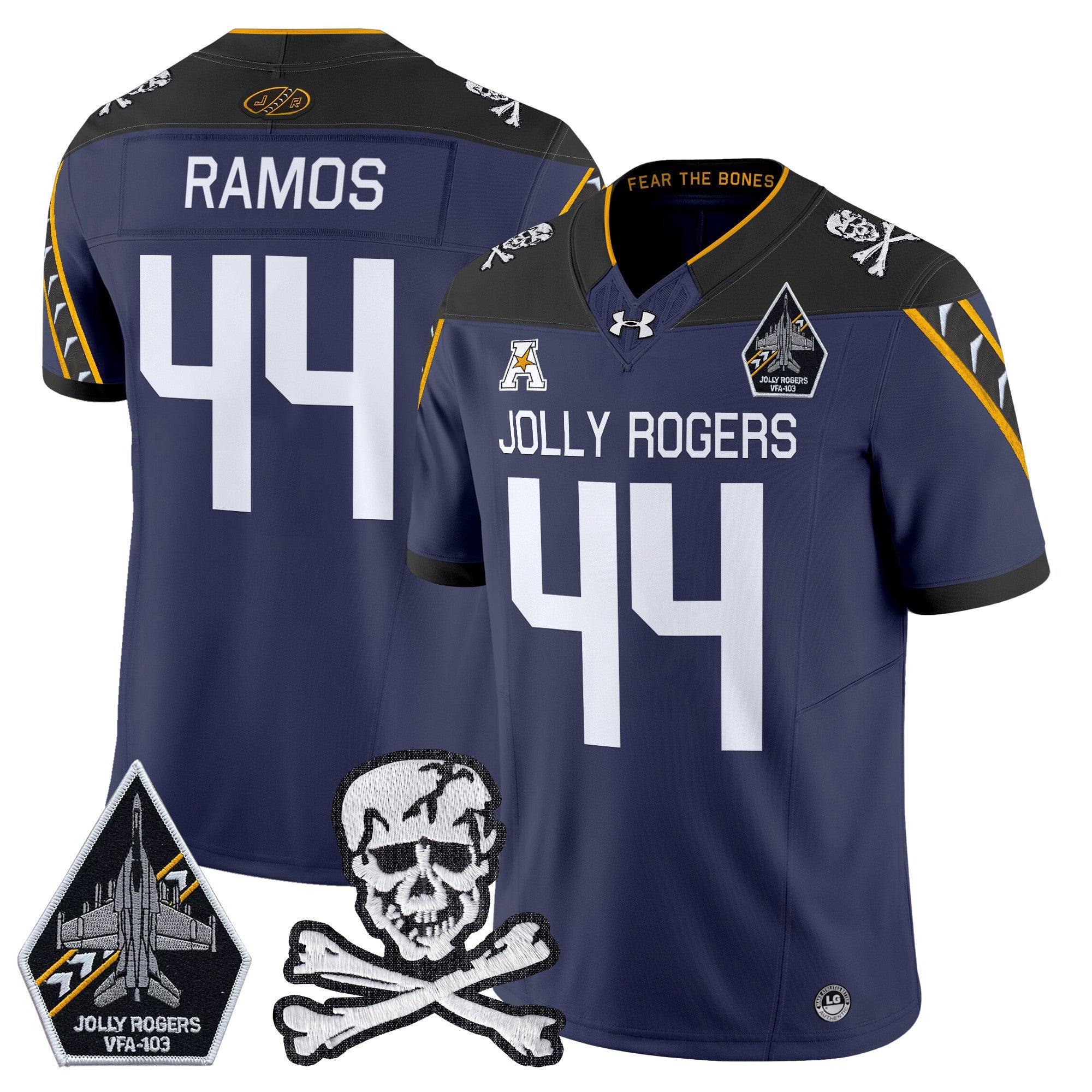 Men Navy Midshipmen 2024 Vapor Limited Jersey V5 - All Stitched