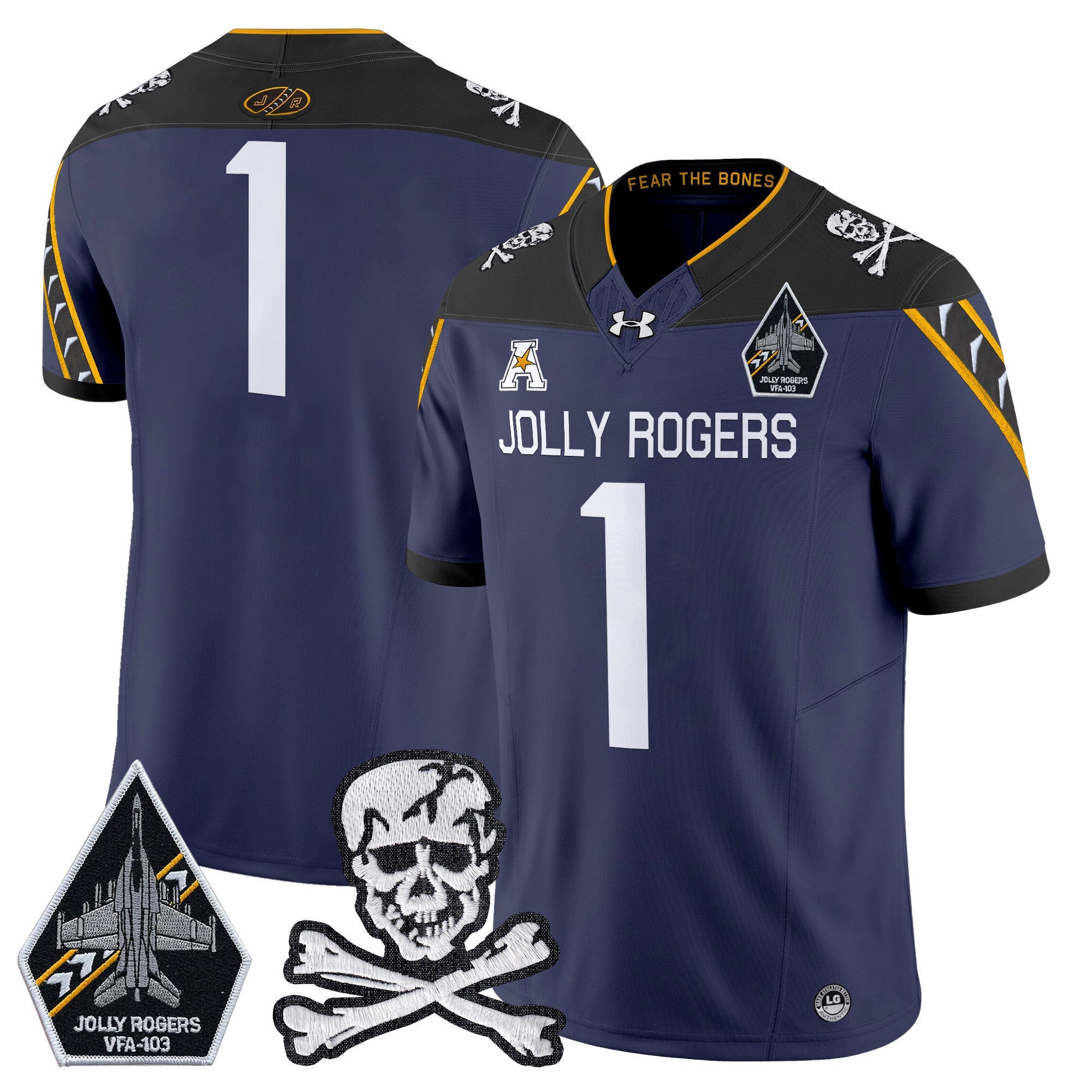 Men Navy Midshipmen 2024 Vapor Limited Jersey V5 - All Stitched