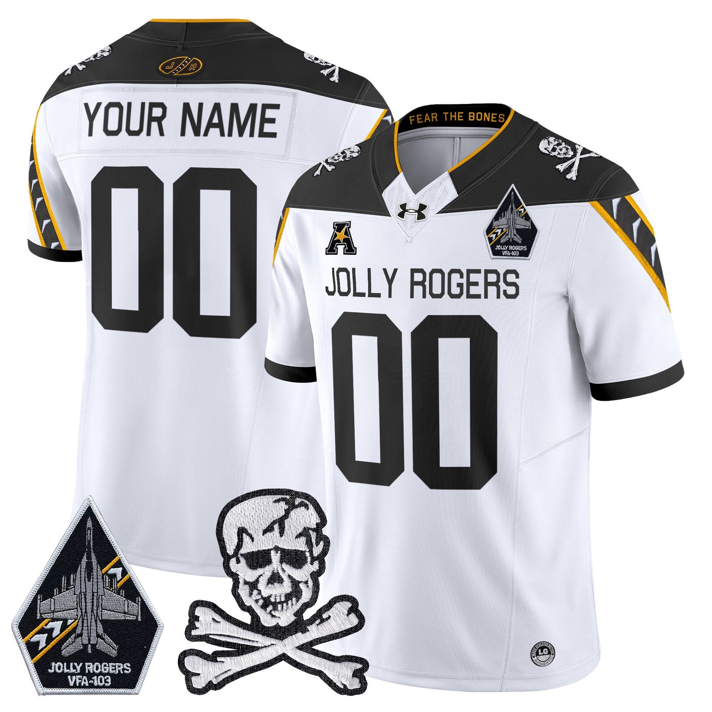 Custom Navy Midshipmen 2024 Vapor Limited Jersey V5 - All Stitched