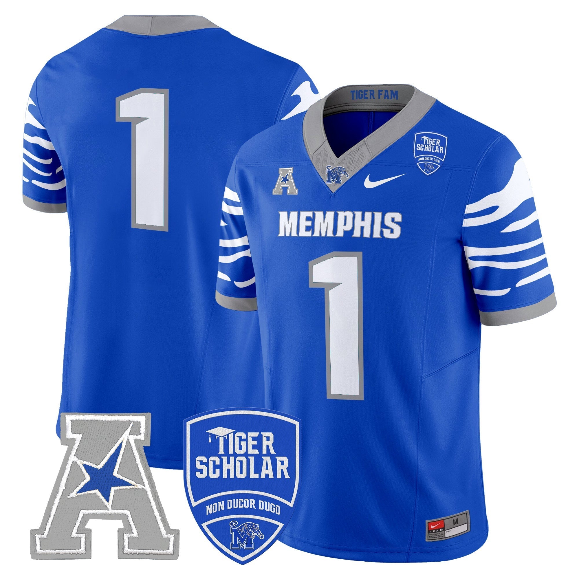Memphis Tigers 2025 Vapor Limited Jersey - All Stitched