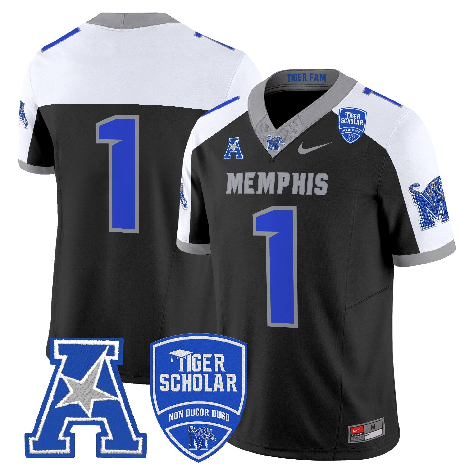 Memphis Tigers 2025 Vapor Limited Jersey - All Stitched