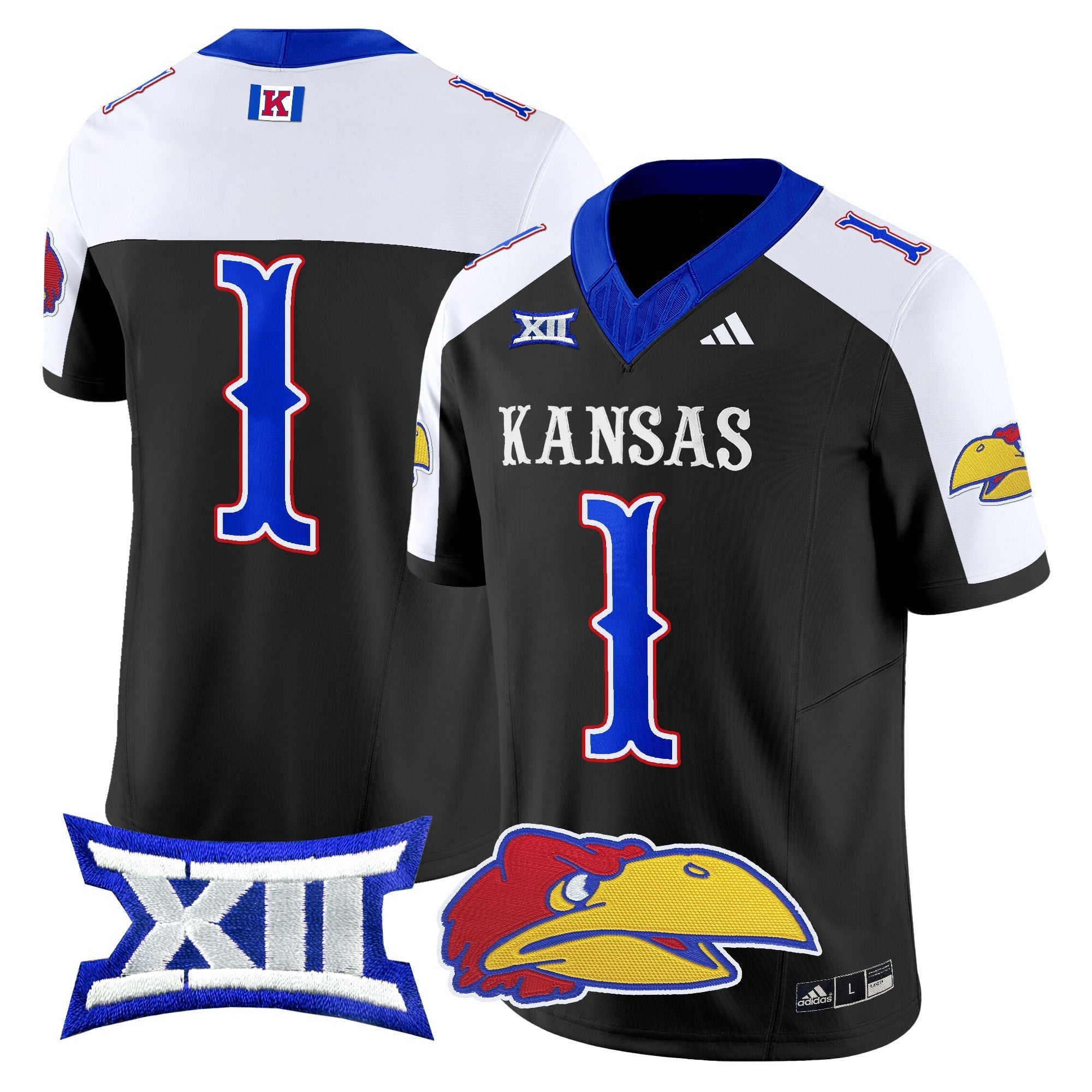 Men Kansas Jayhawks 2024 Vapor Limited Jersey V2 - All Stitched