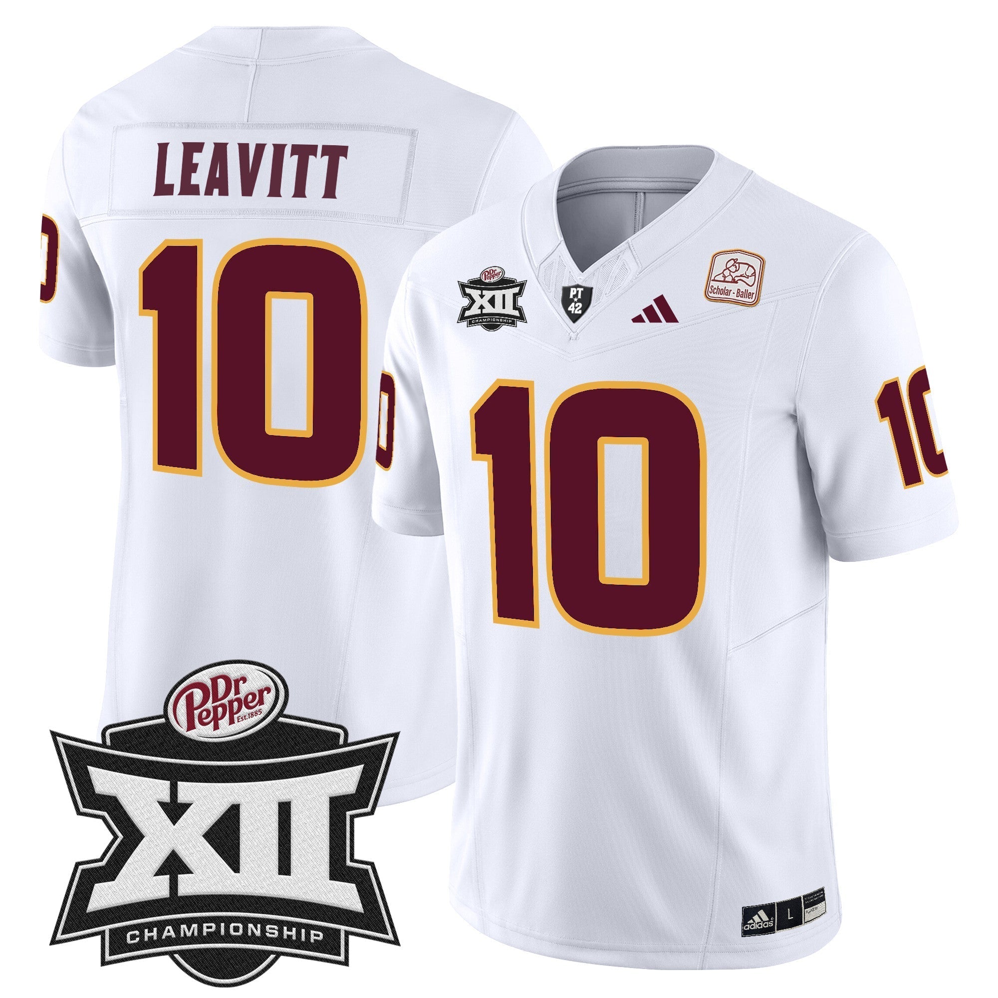 Men Sun Devils 2024 Big 12 Championship Patch Vapor Limited Jersey - All Stitched
