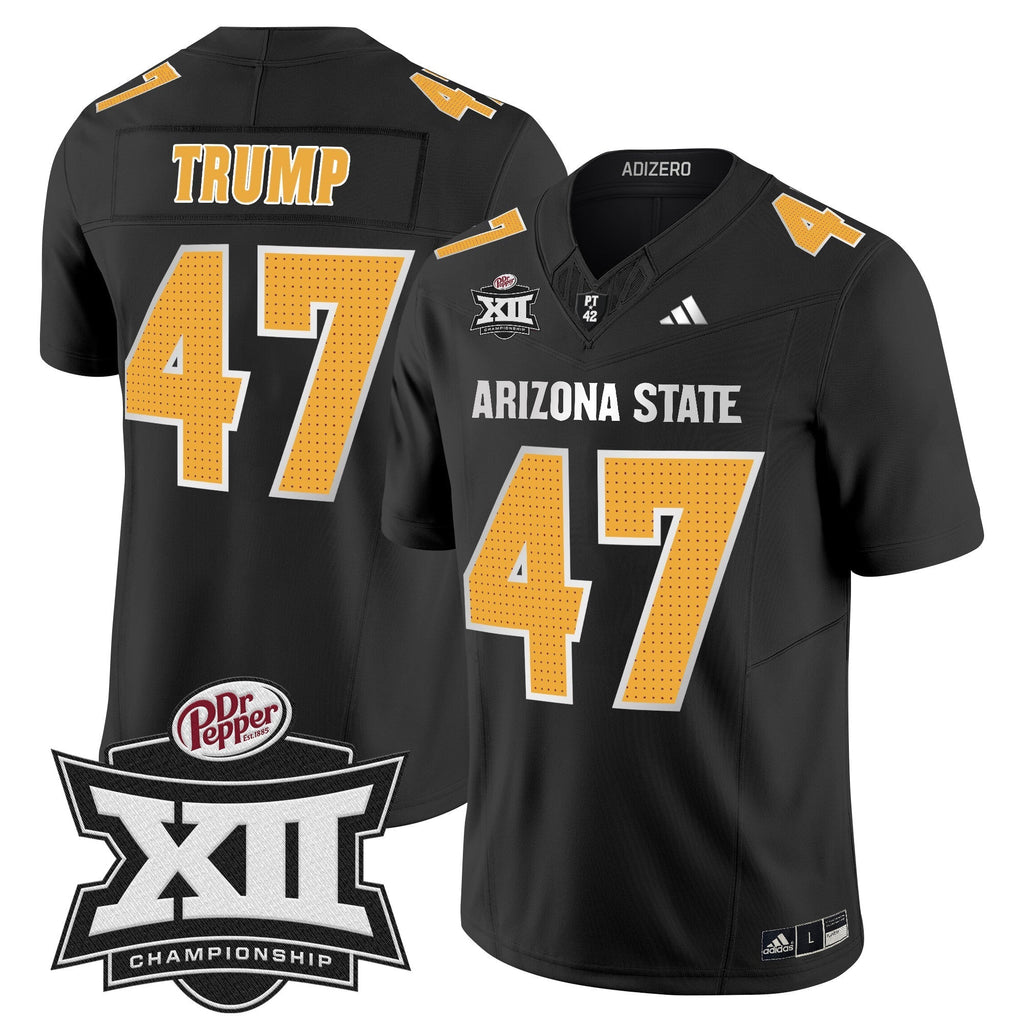 Men Sun Devils 2024 Big 12 Championship Patch Vapor Limited Jersey V2 - All Stitched