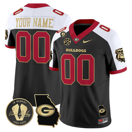 Custom Georgia Bulldogs 2024 Vapor Limited Jersey V5- Georgia Map - All Stitched