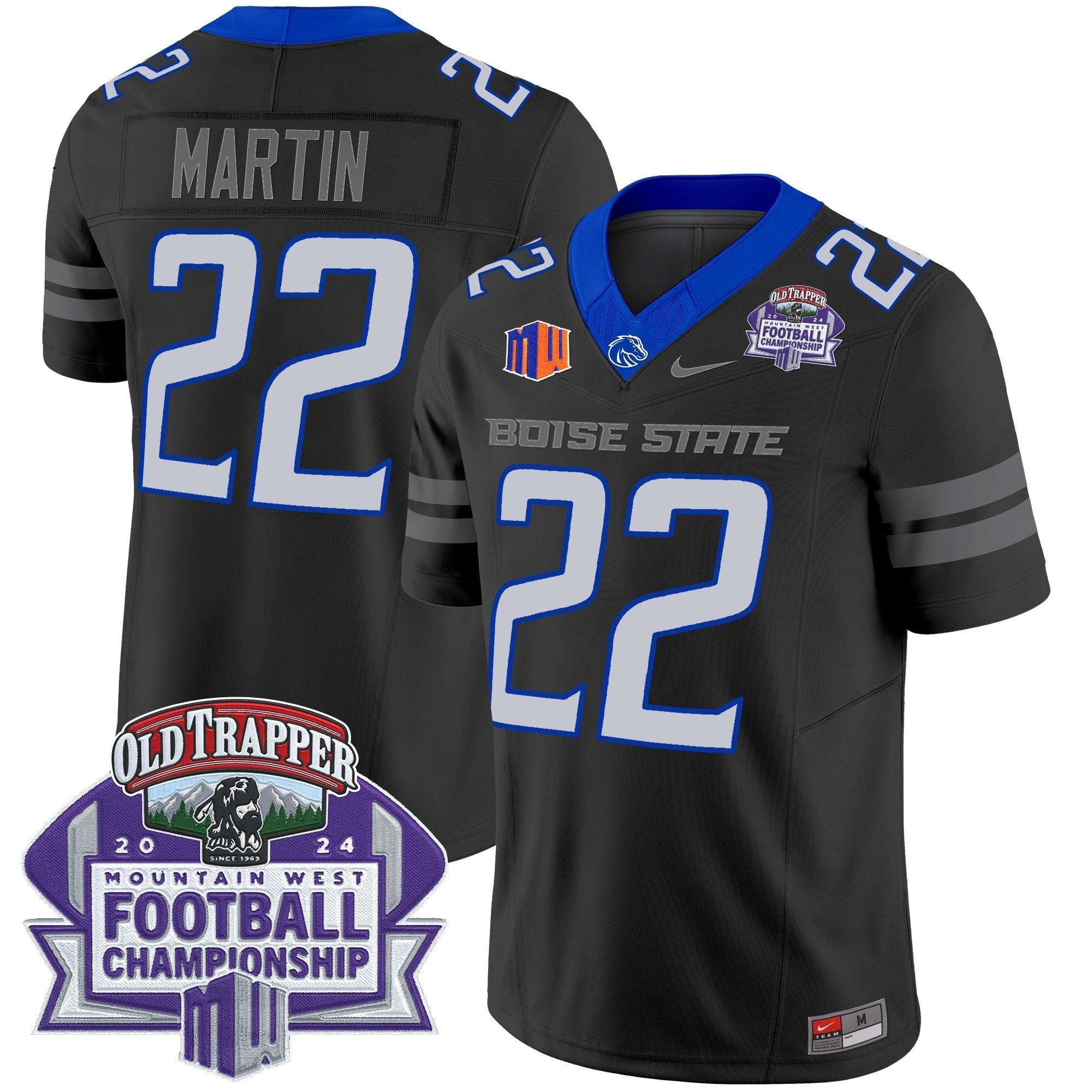 Men Boise State Broncos 2024 Championship Vapor Limited Jersey - All Stitched