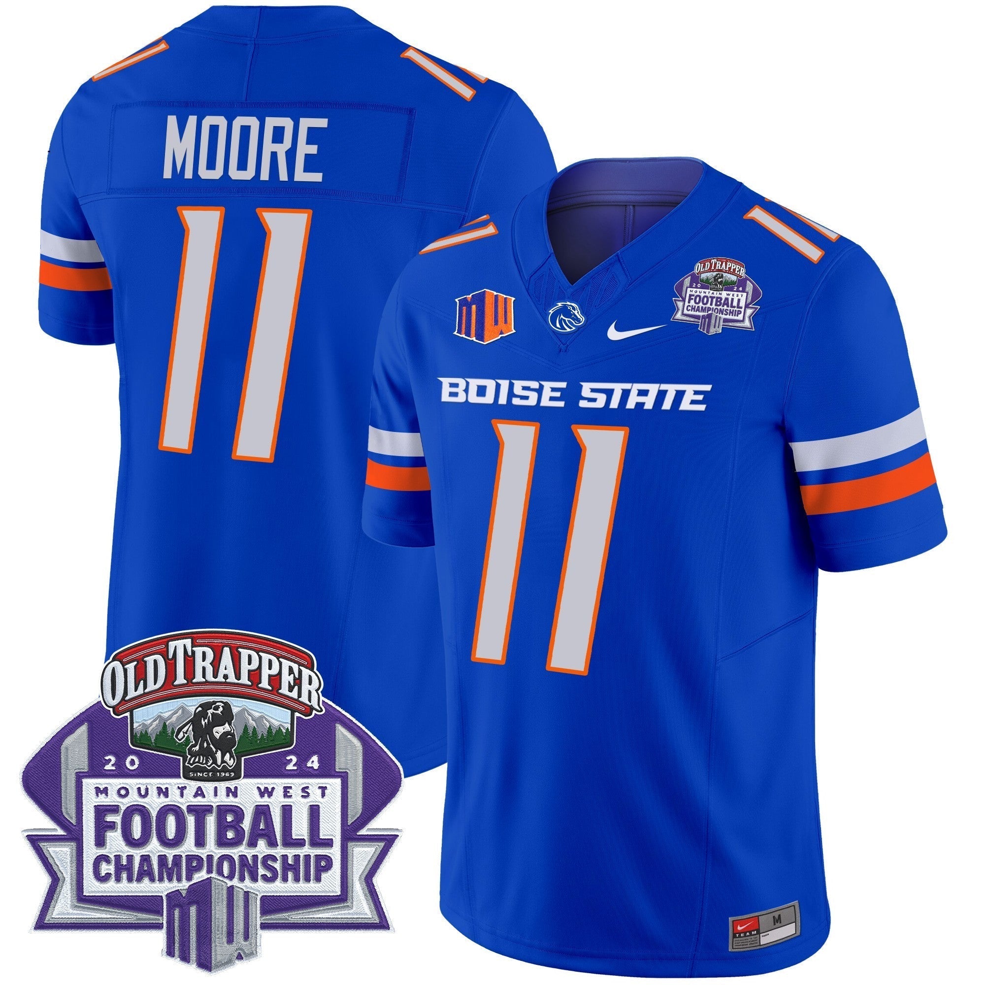 Men Boise State Broncos 2024 Championship Vapor Limited Jersey - All Stitched