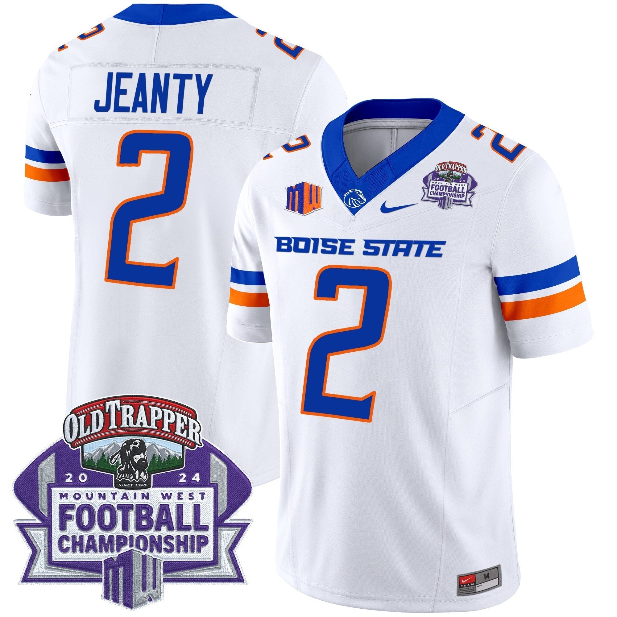 Men Boise State Broncos 2024 Championship Vapor Limited Jersey - All Stitched