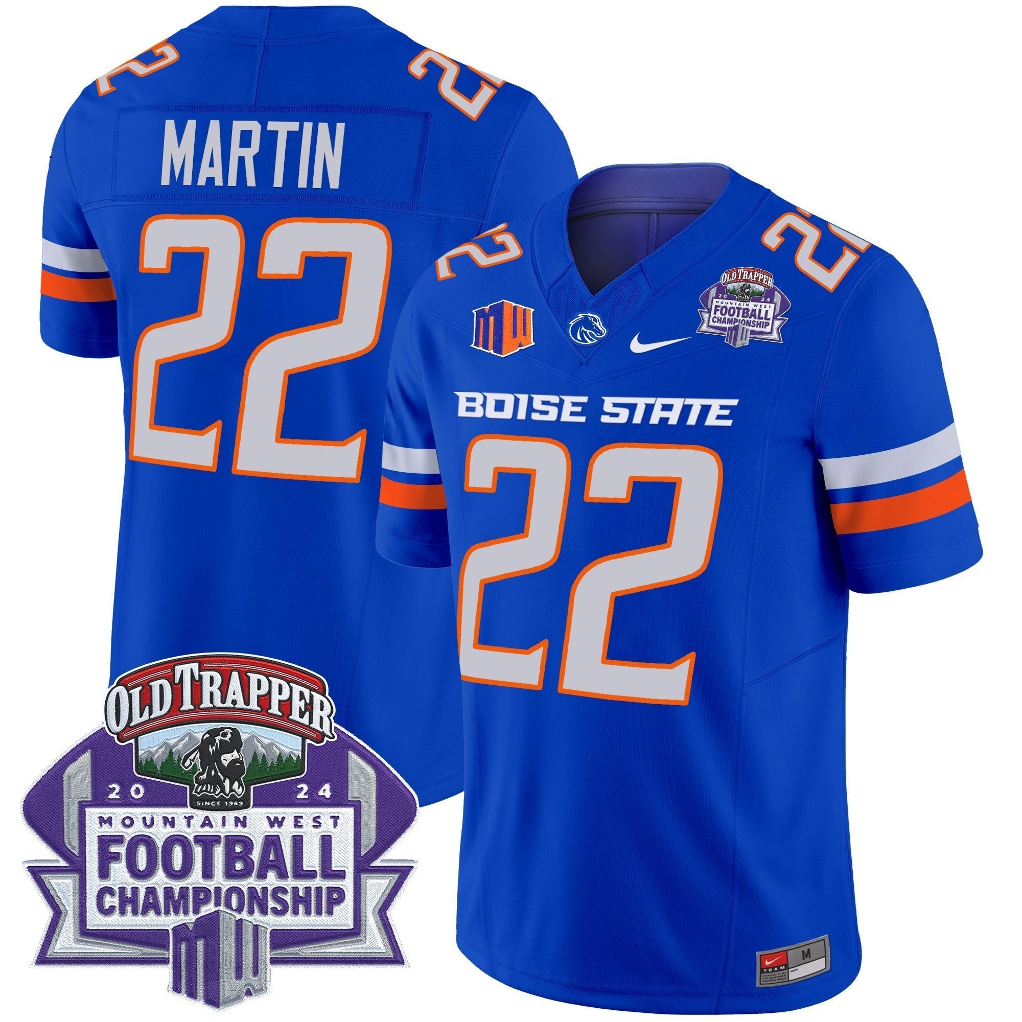 Men Boise State Broncos 2024 Championship Vapor Limited Jersey - All Stitched