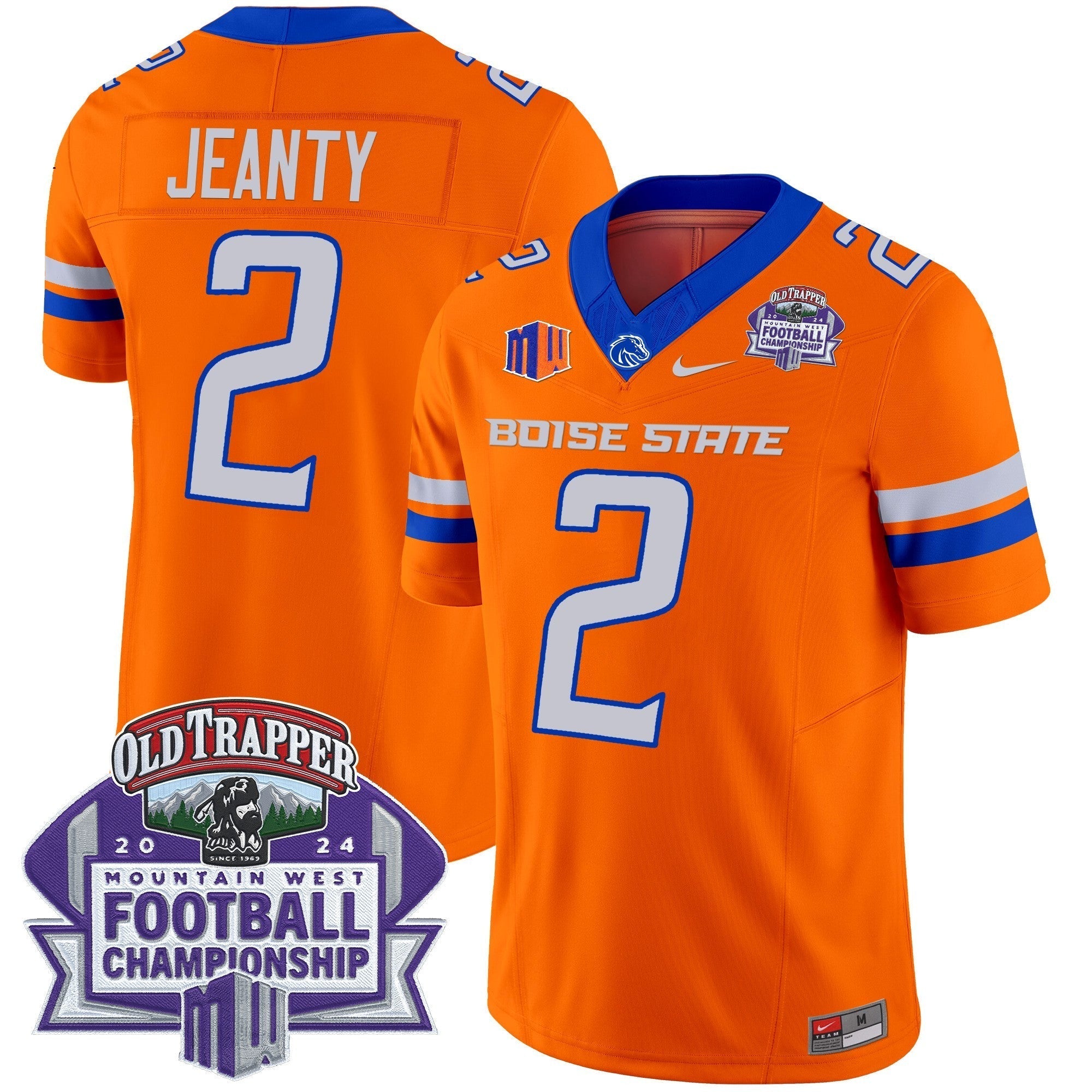 Men Boise State Broncos 2024 Championship Vapor Limited Jersey - All Stitched