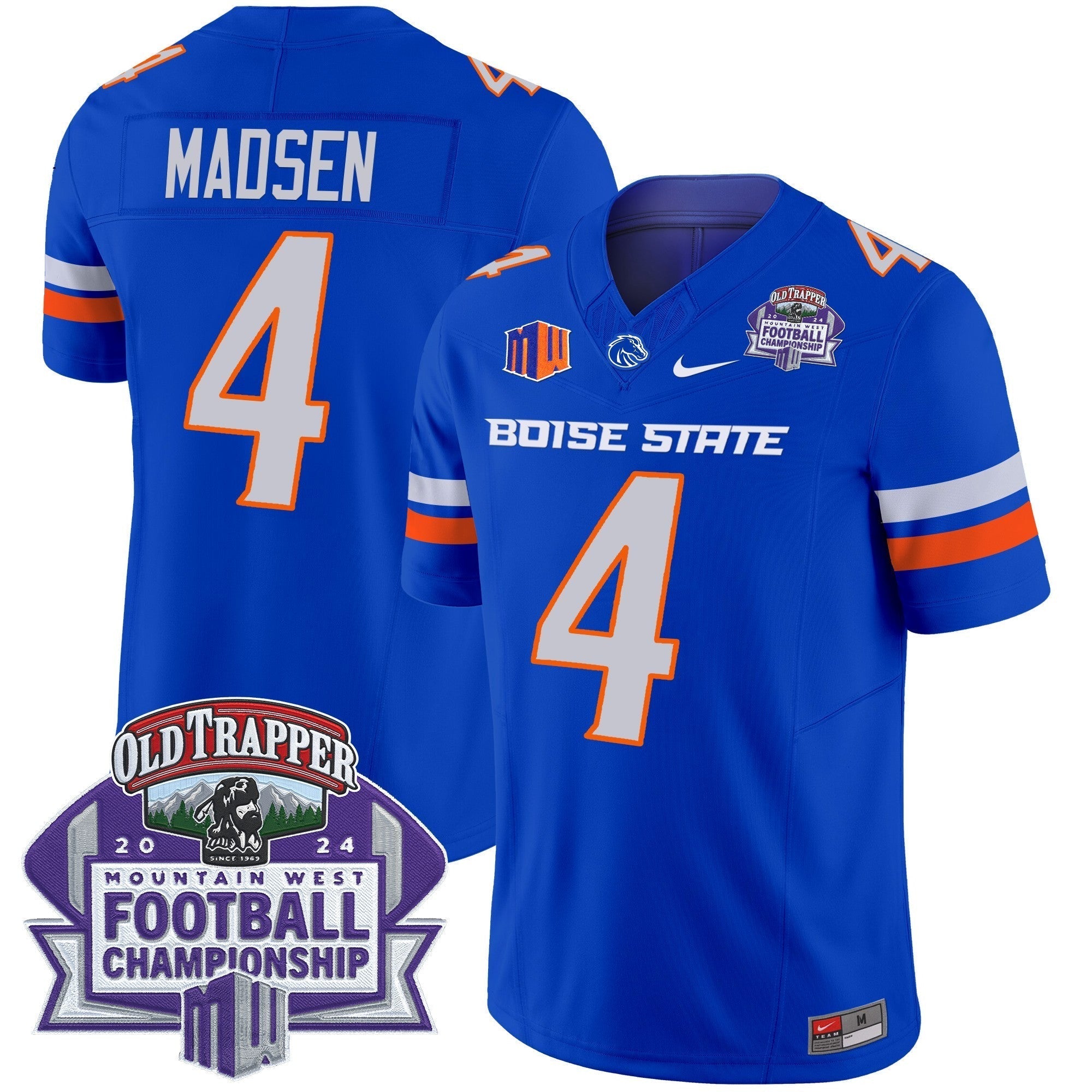 Men Boise State Broncos 2024 Championship Vapor Limited Jersey - All Stitched
