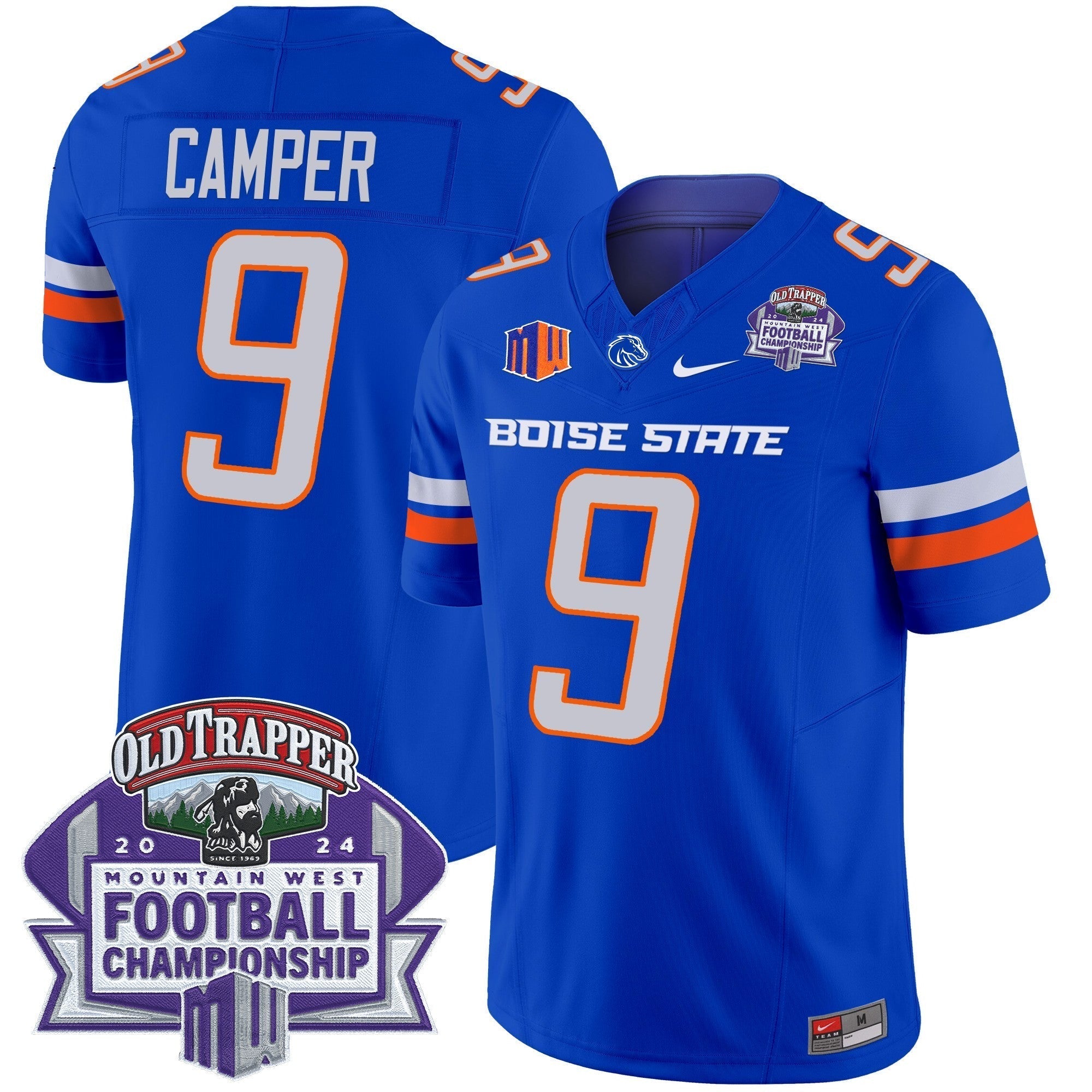 Men Boise State Broncos 2024 Championship Vapor Limited Jersey - All Stitched