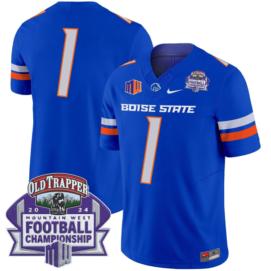 Men Boise State Broncos 2024 Championship Vapor Limited Jersey - All Stitched