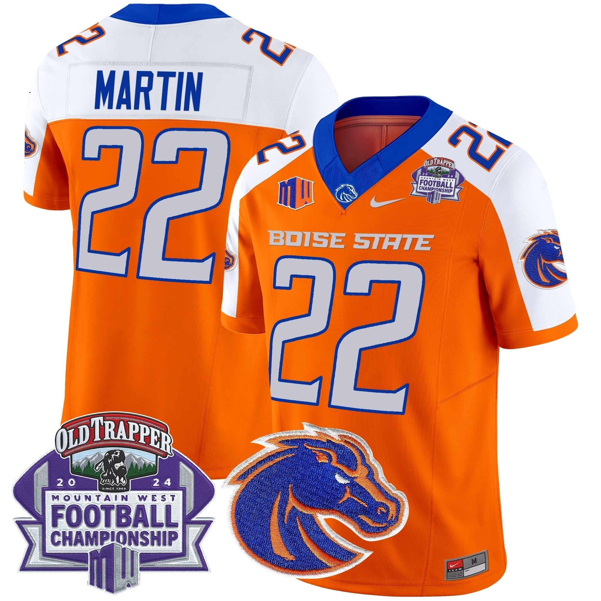 Men Boise State Broncos 2024 Championship Vapor Limited Jersey - All Stitched