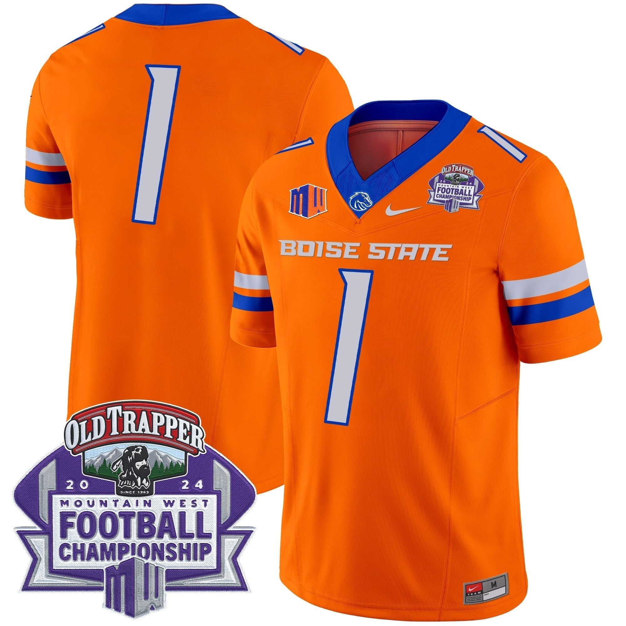 Men Boise State Broncos 2024 Championship Vapor Limited Jersey - All Stitched