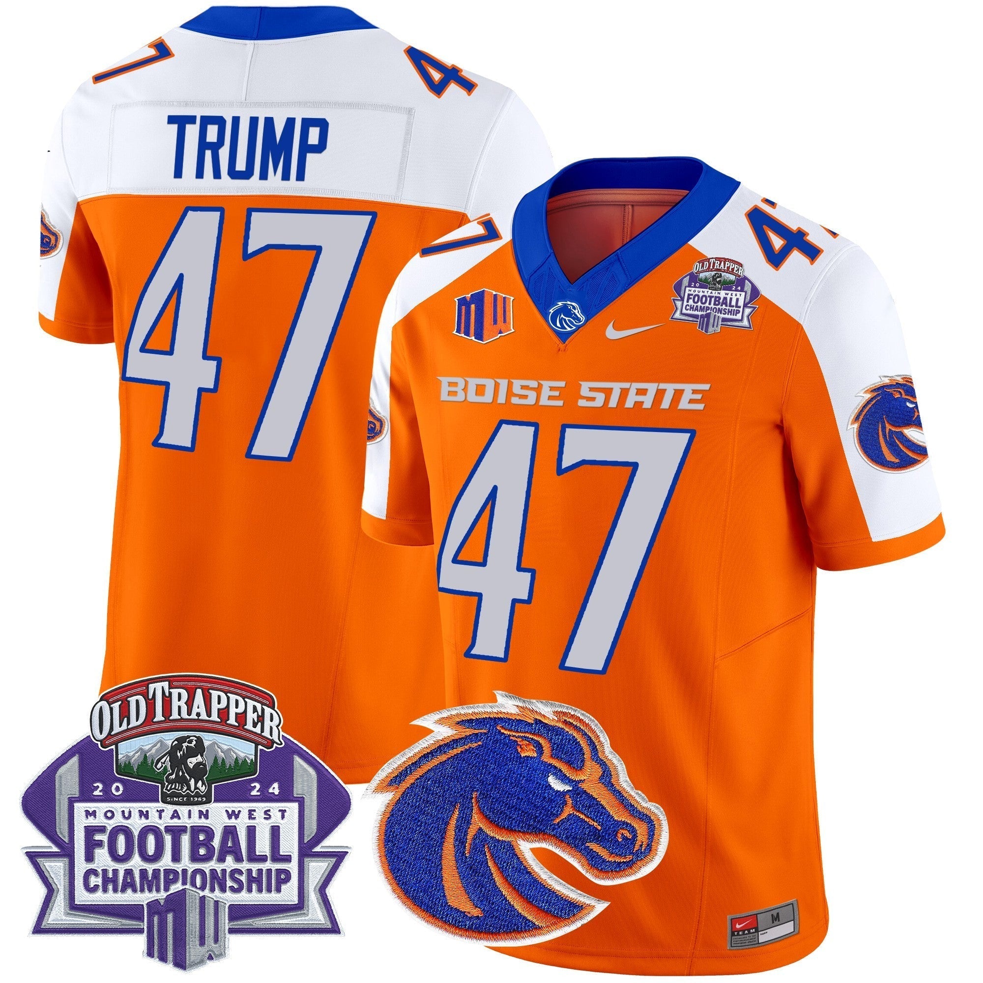 Men Boise State Broncos 2024 Championship Vapor Limited Jersey - All Stitched