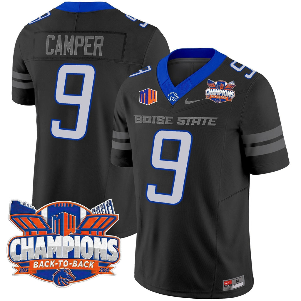 Men Boise State Broncos 2024 Back To Back Champions Vapor Limited Jersey - All Stitched