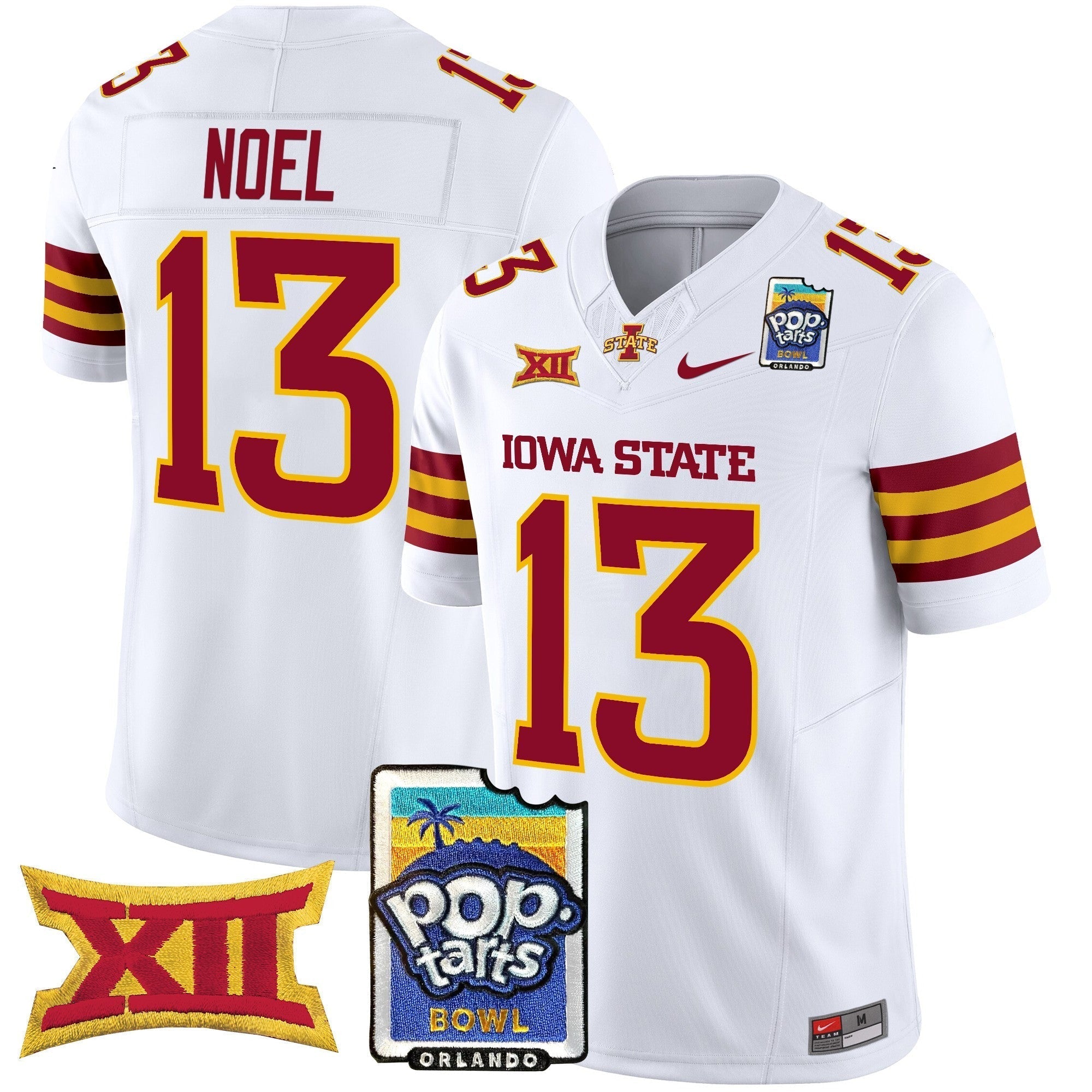 Men Iowa State Cyclones 2025 PopTarts Bowl Patch Vapor Limited Jersey - All Stitched