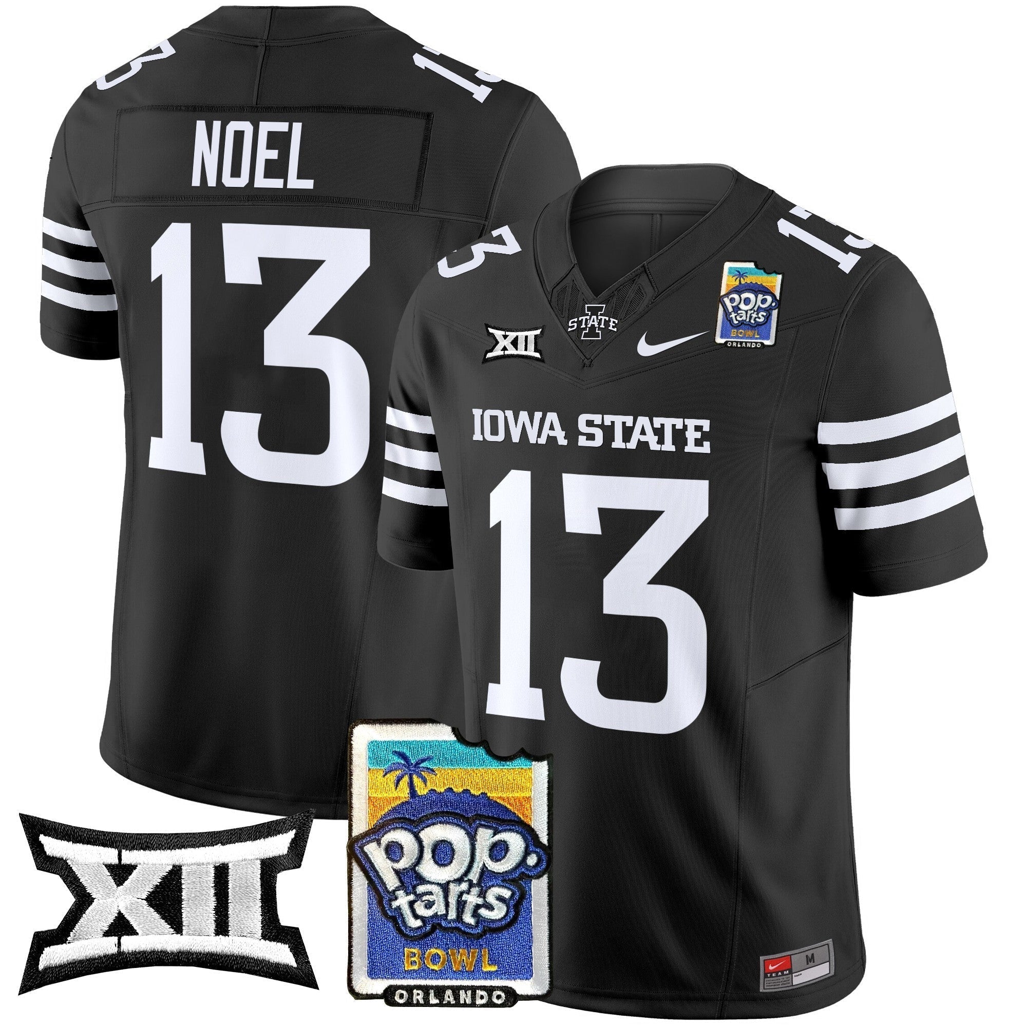 Men Iowa State Cyclones 2025 PopTarts Bowl Patch Vapor Limited Jersey - All Stitched