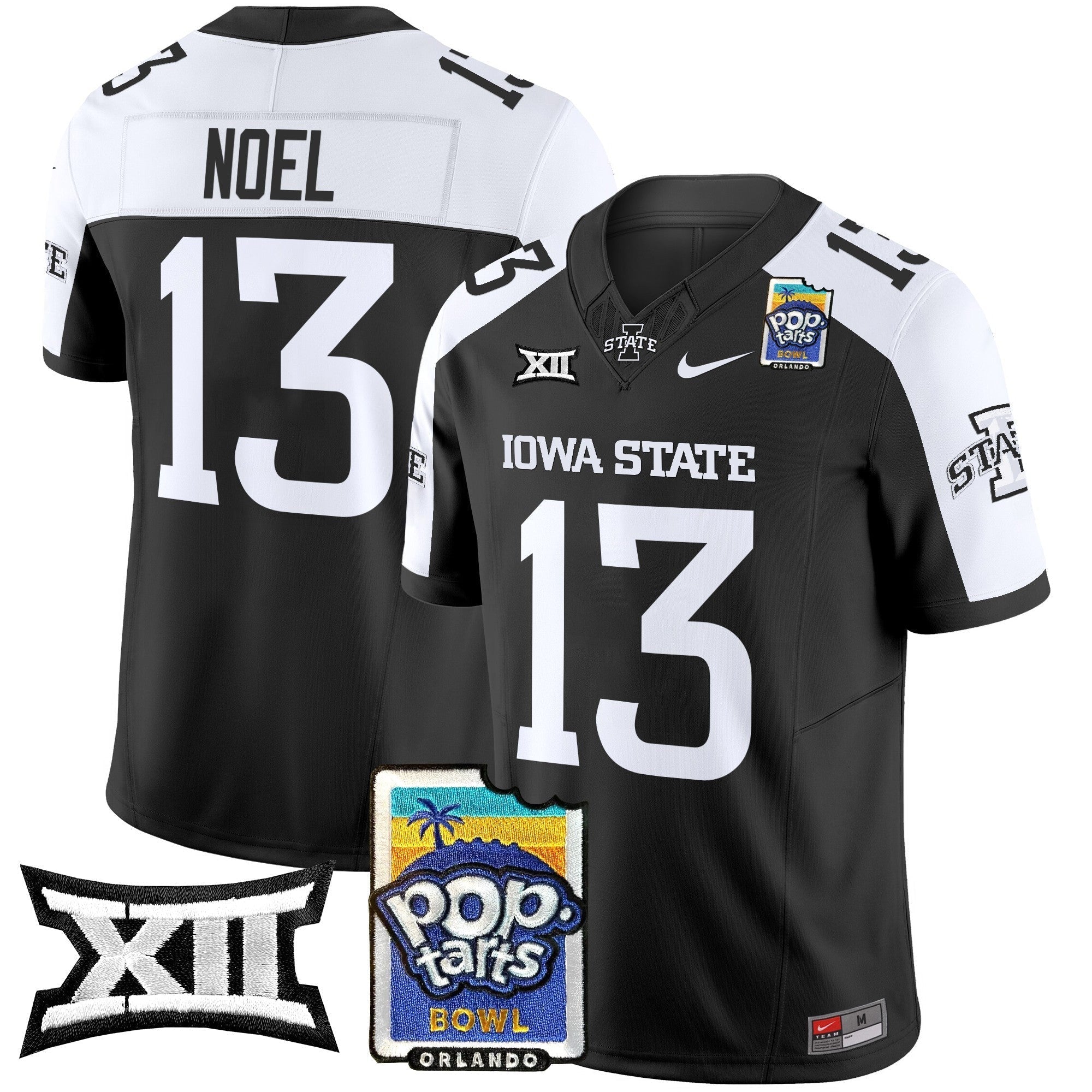 Men Iowa State Cyclones 2025 PopTarts Bowl Patch Vapor Limited Jersey - All Stitched