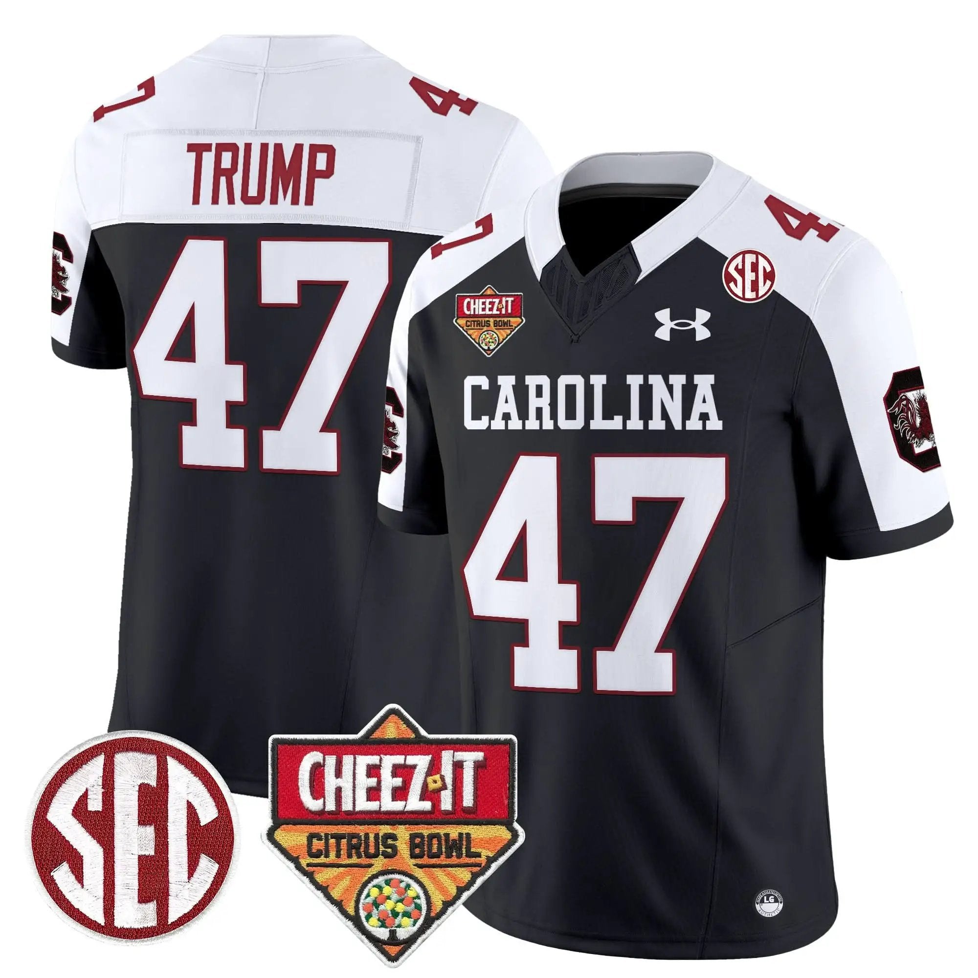 Men South Carolina Gamecocks 1980 Throwback Cheez-It Citrus Bowl Patch Vapor Limited Jersey