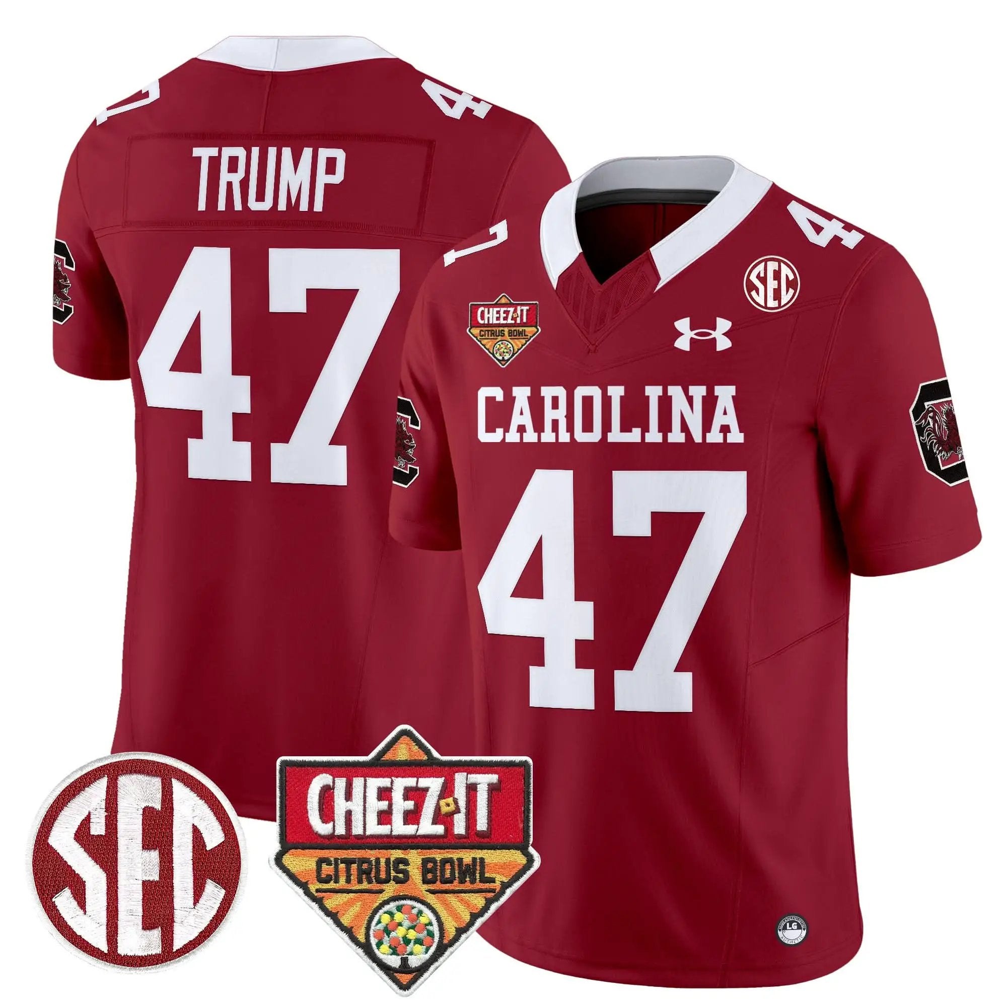 Men South Carolina Gamecocks 1980 Throwback Cheez-It Citrus Bowl Patch Vapor Limited Jersey