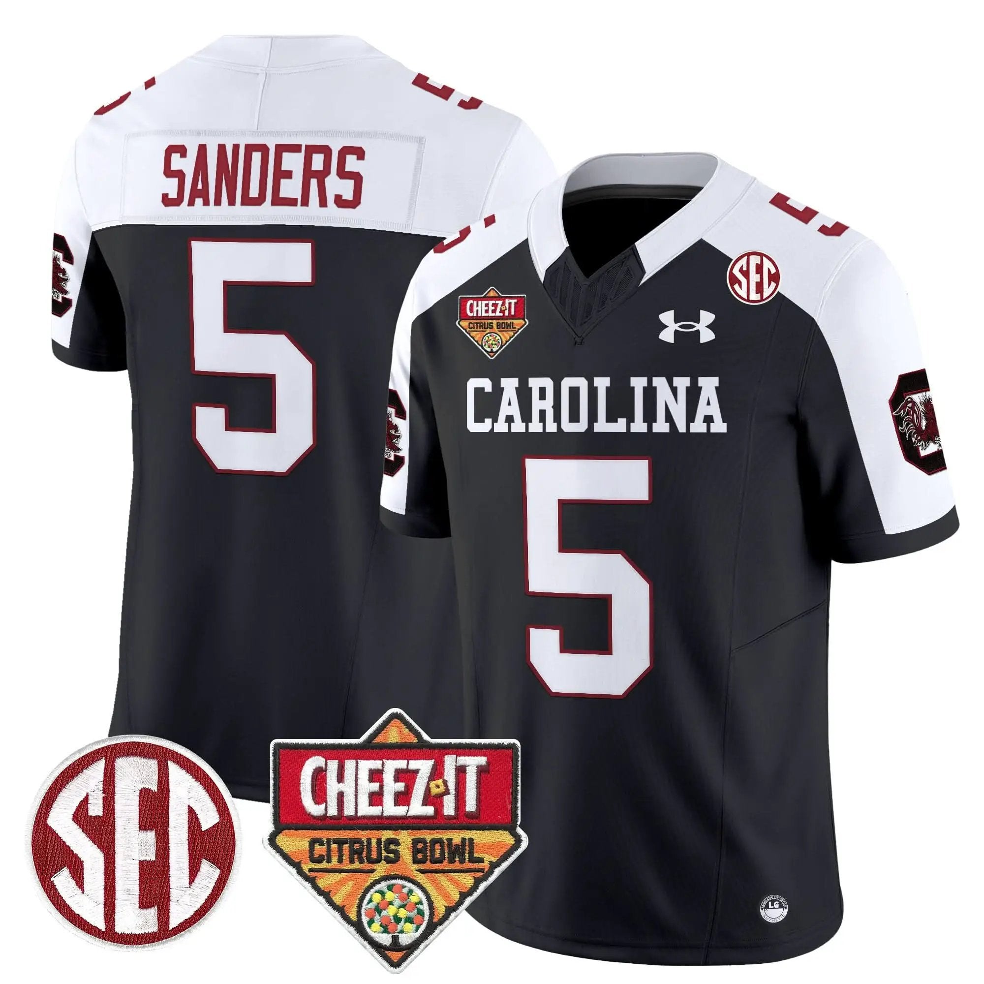 Men South Carolina Gamecocks 1980 Throwback Cheez-It Citrus Bowl Patch Vapor Limited Jersey